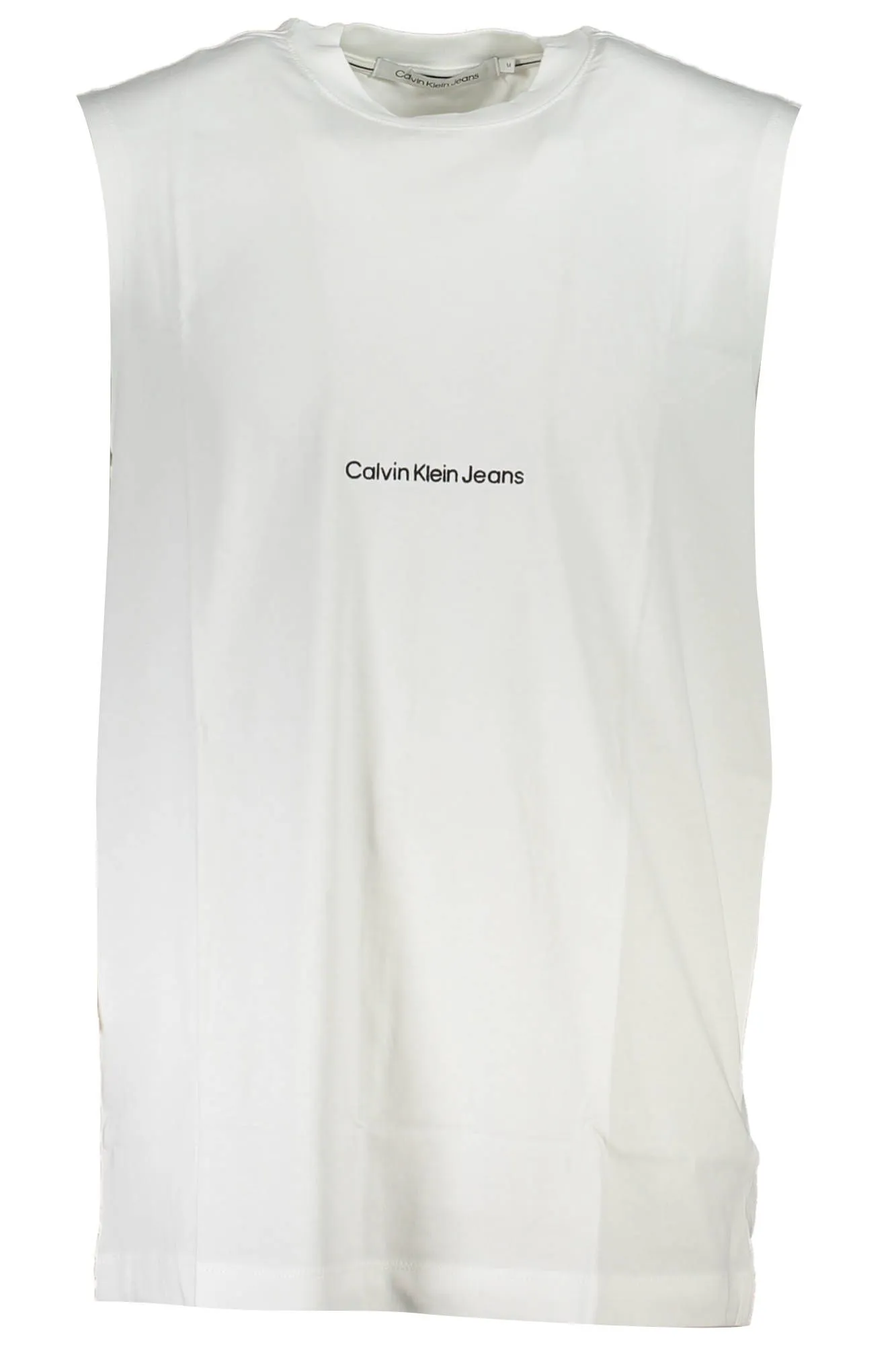 Calvin Klein White Cotton Men T-Shirt
