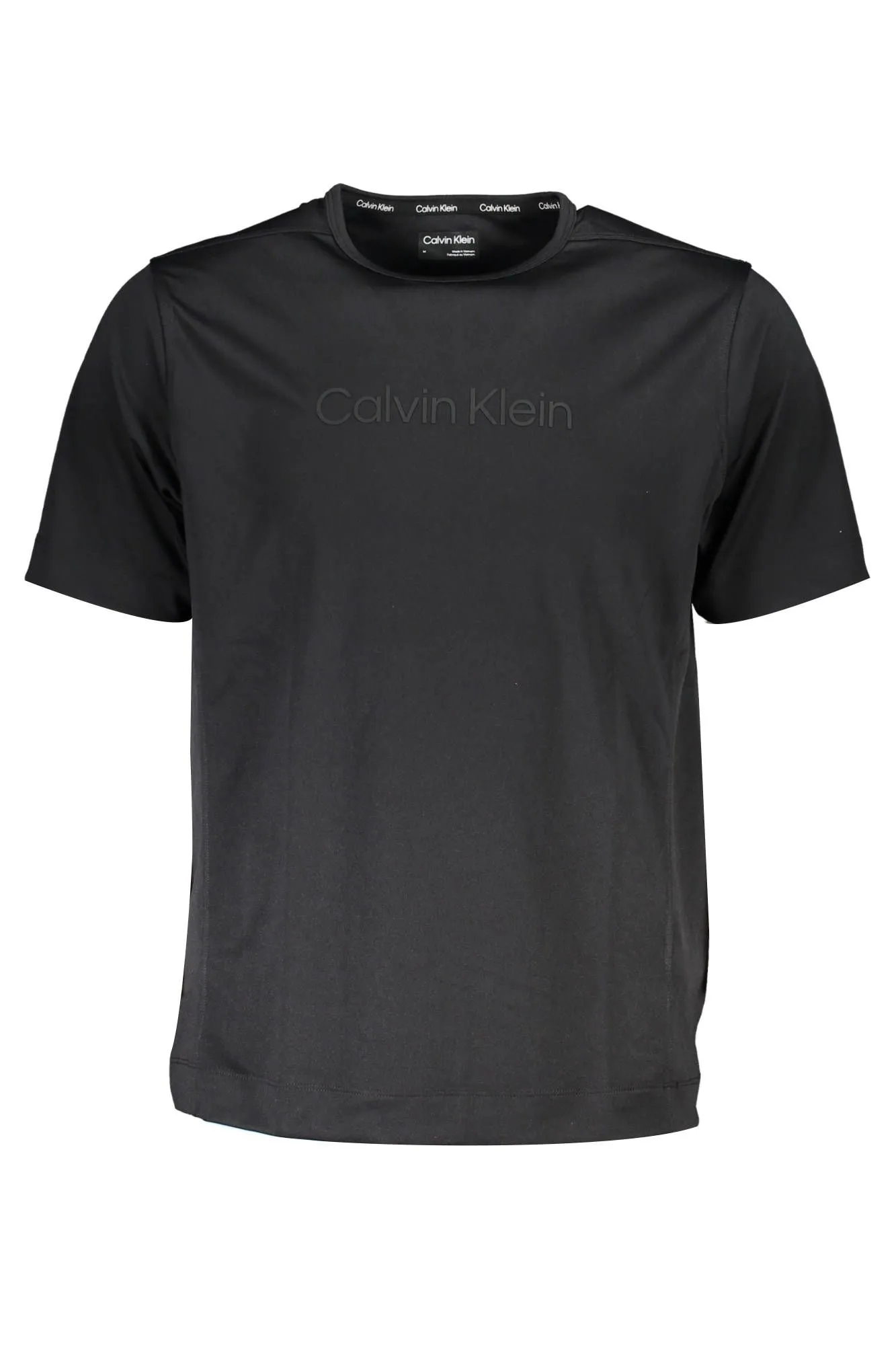 Calvin Klein Black Polyester Men T-Shirt