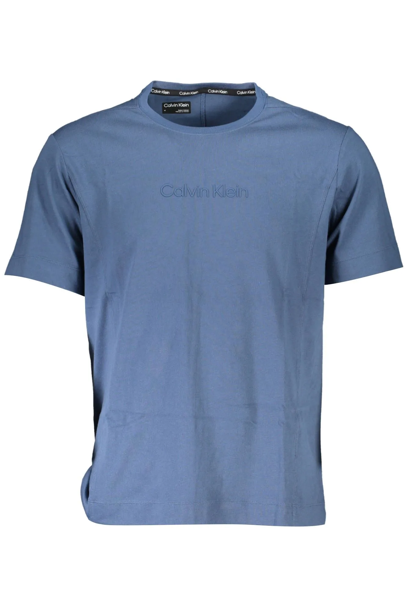 Calvin Klein Blue Cotton Men T-Shirt