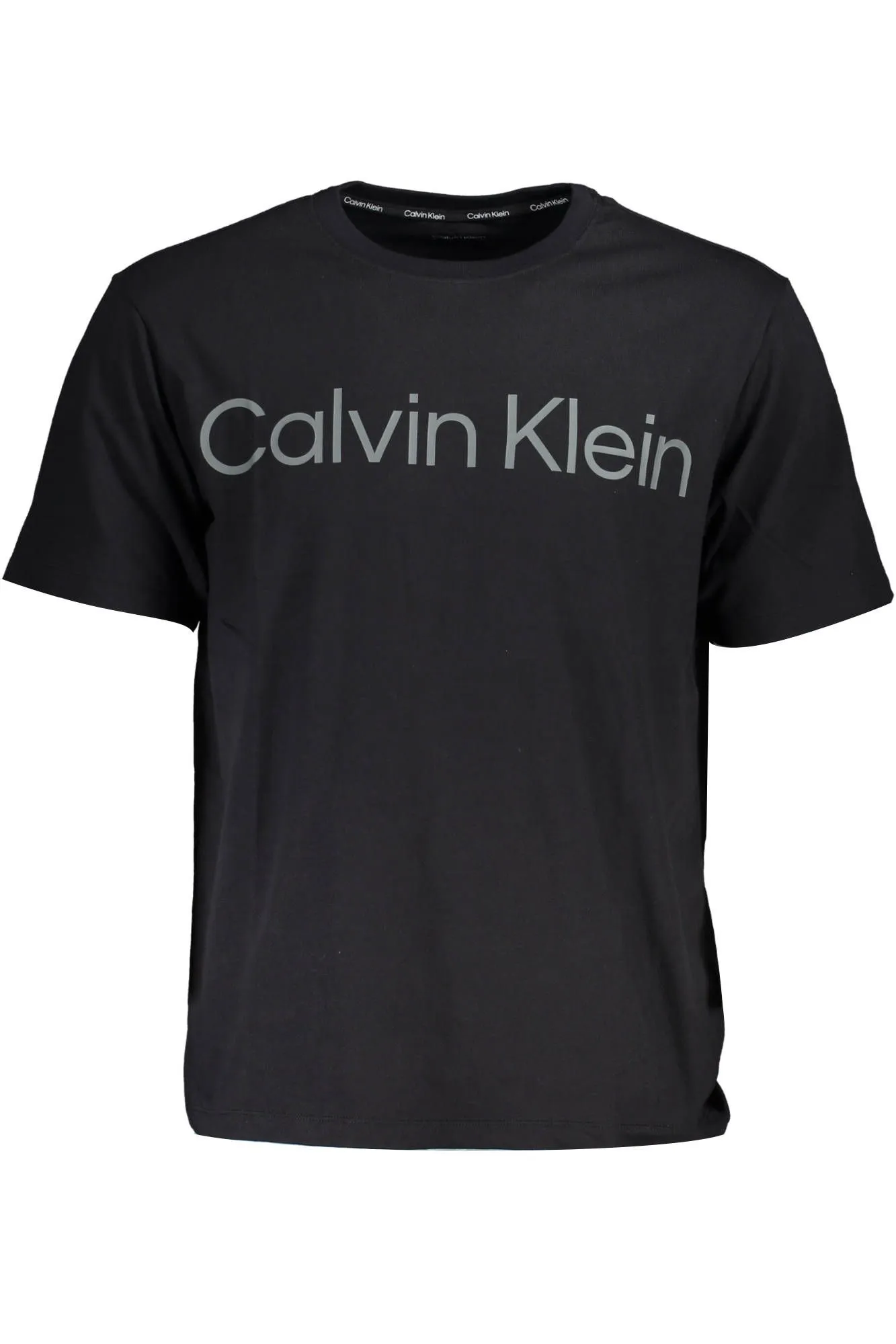 Calvin Klein Black Cotton Men T-Shirt