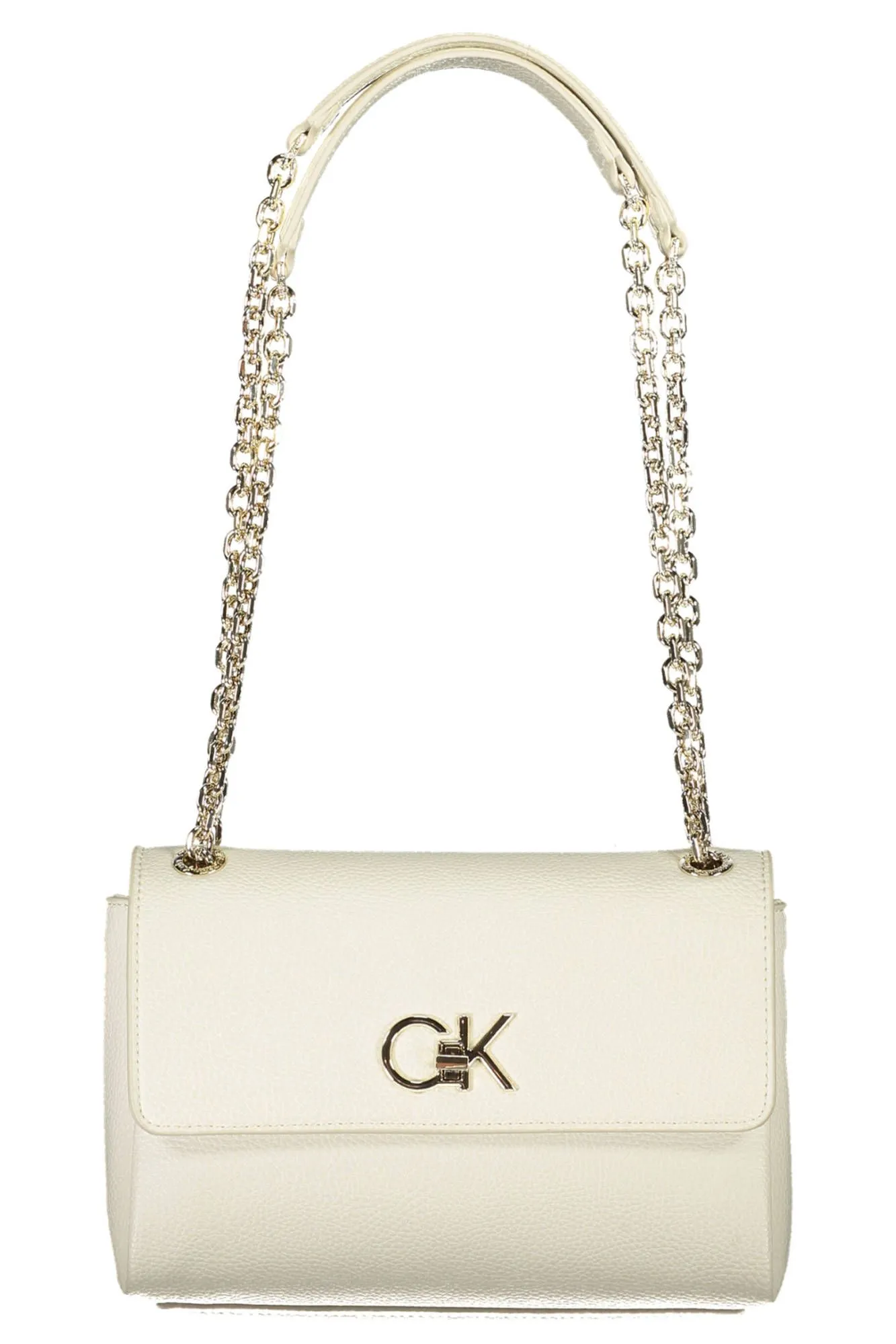Calvin Klein White Polyester Women Handbag
