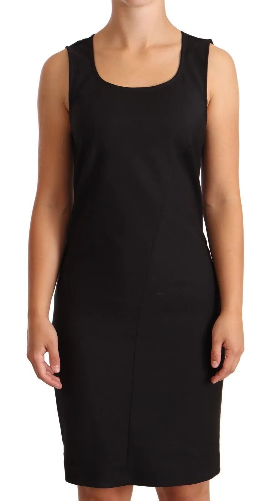 Patrizia Pepe Women's Elegant Sleeveless Sheath Knee Dress