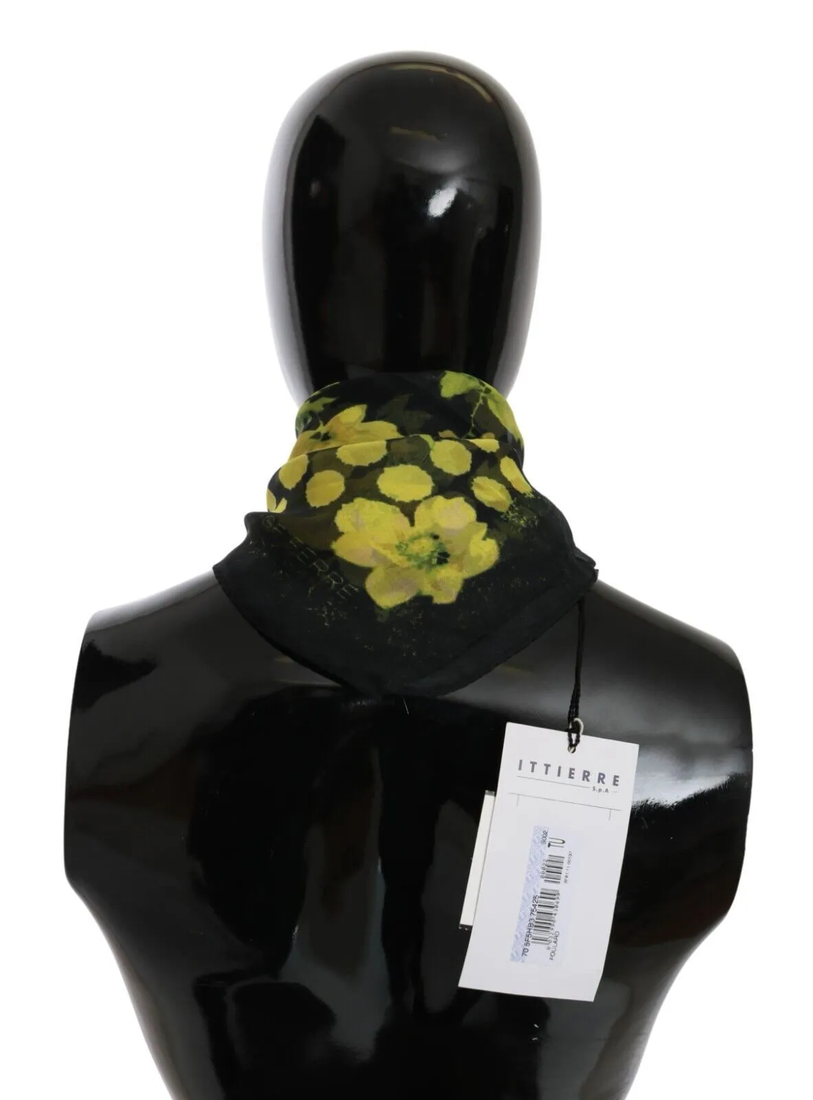 GF Ferre Women's Elegant Floral Silk Scarf