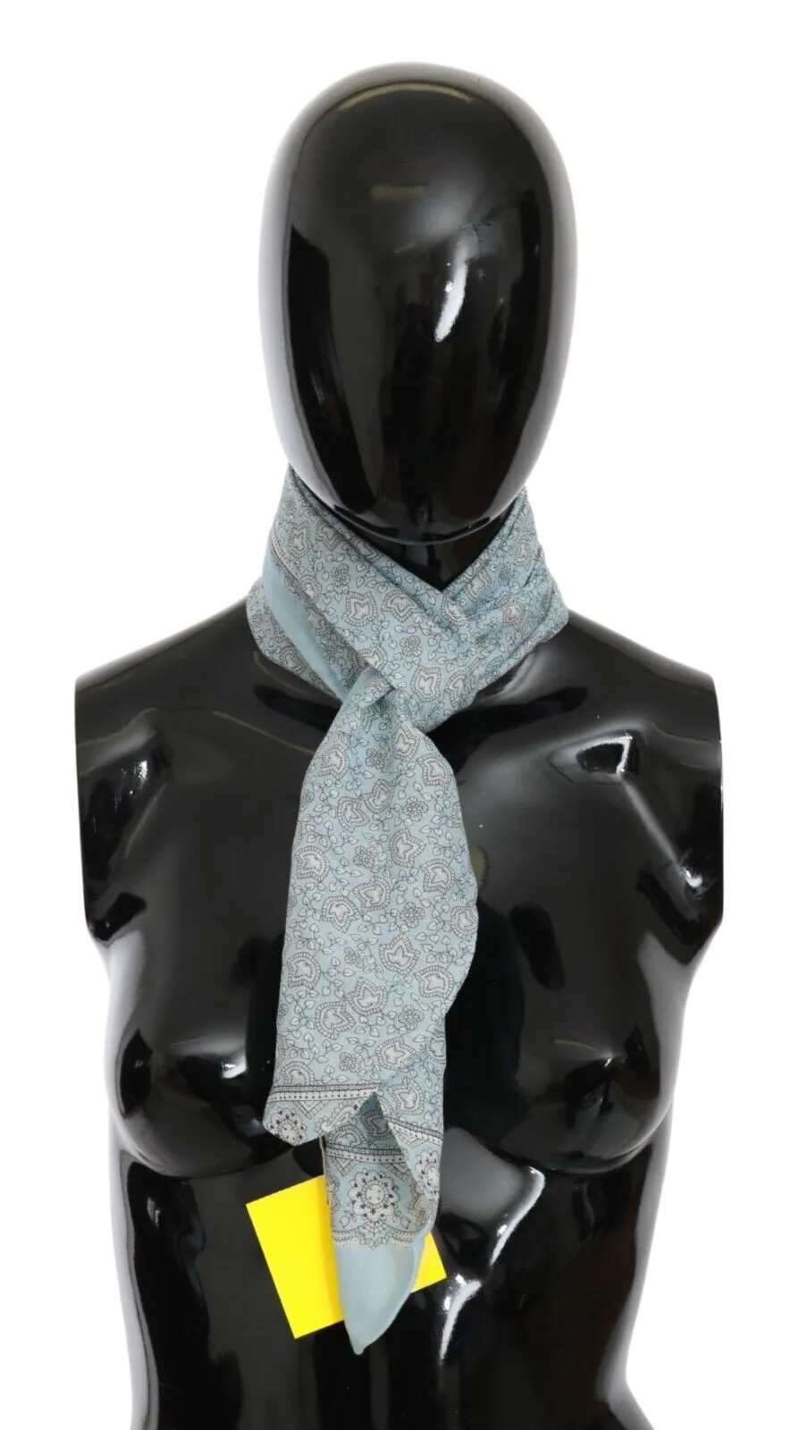 Ermanno Scervino Men's Elegant Silk Bandana Wrap Shawl Scarf