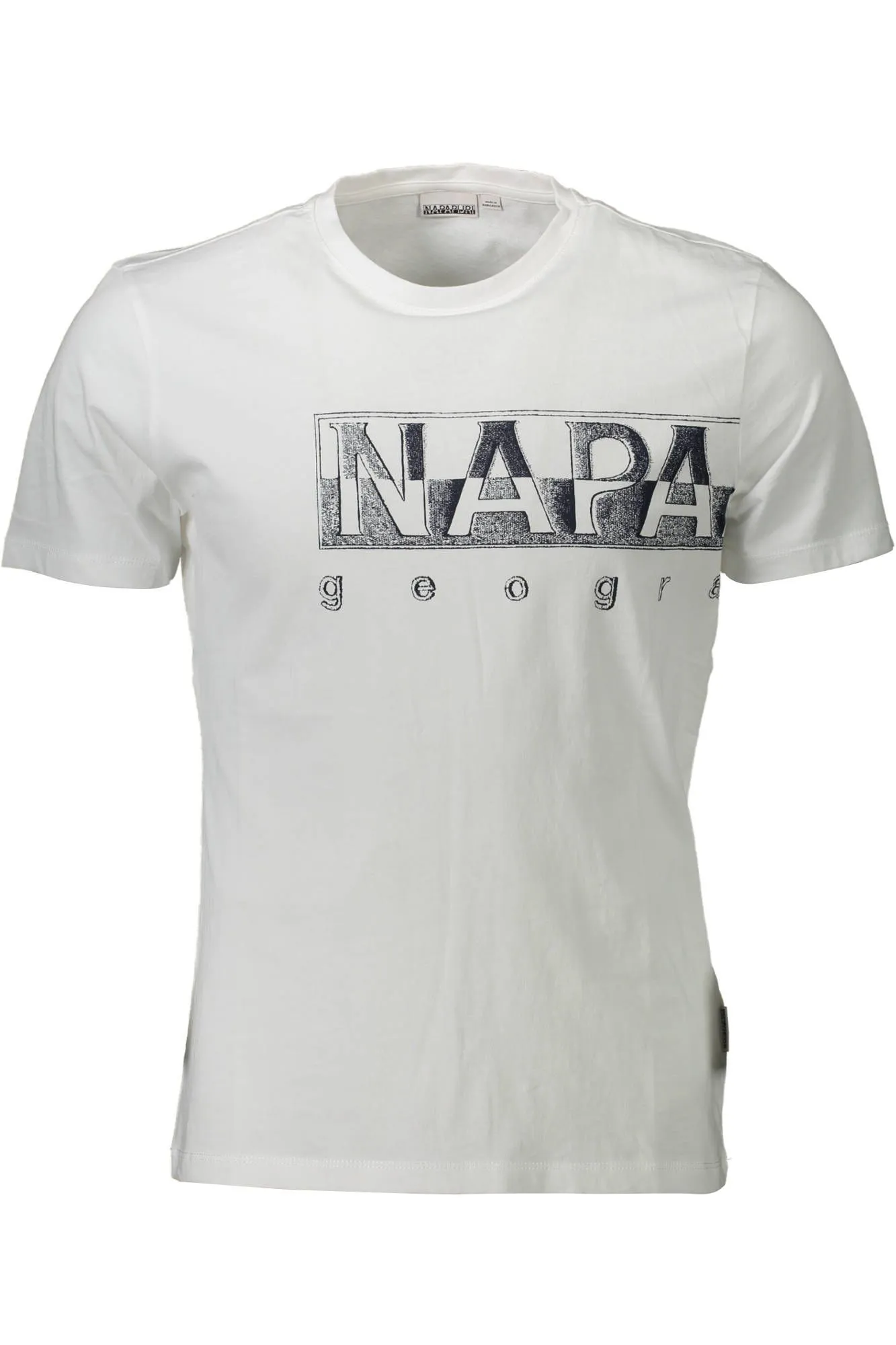 Napapijri White Cotton Men T-Shirt