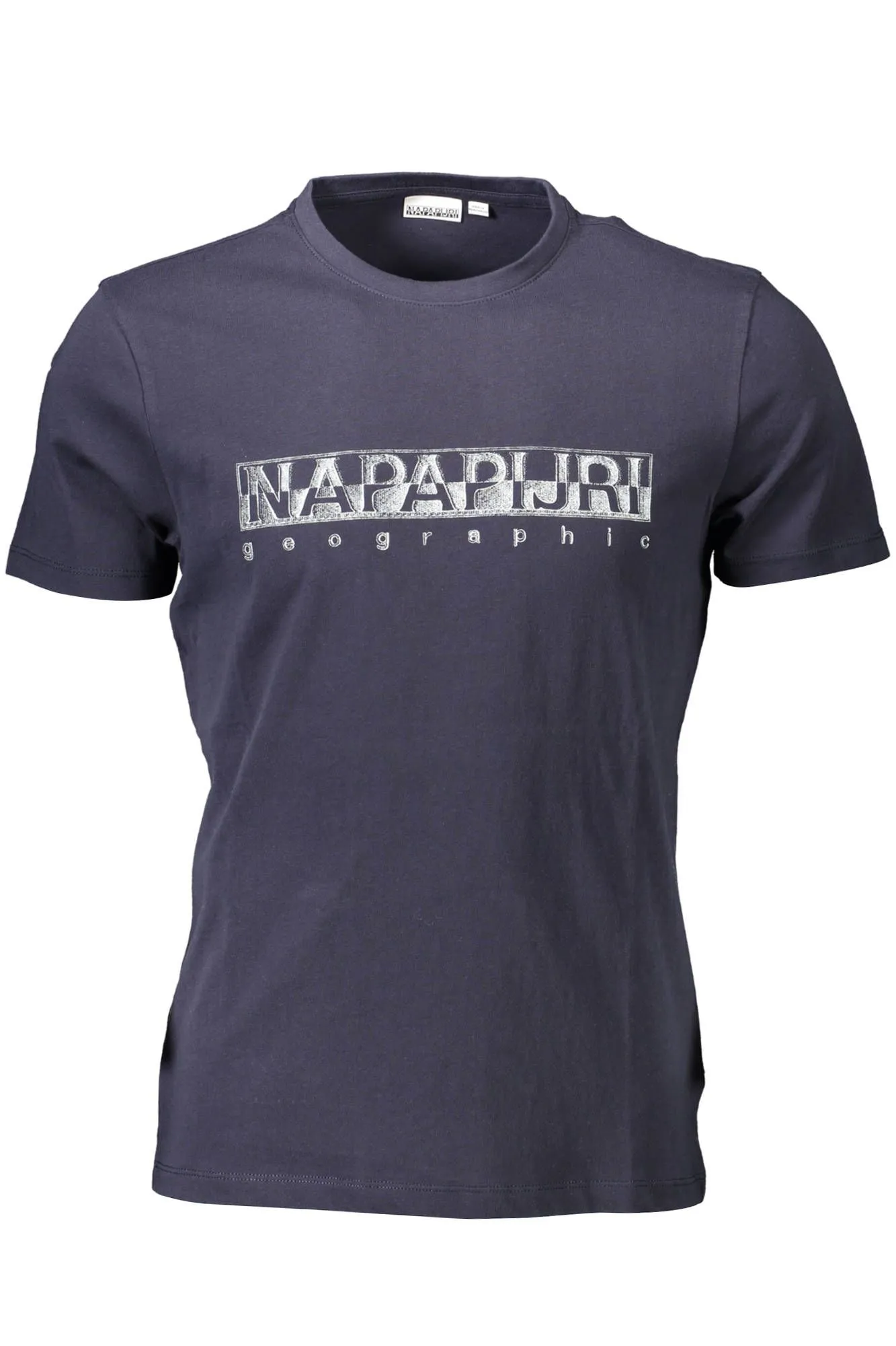 Napapijri Blue Cotton Men T-Shirt