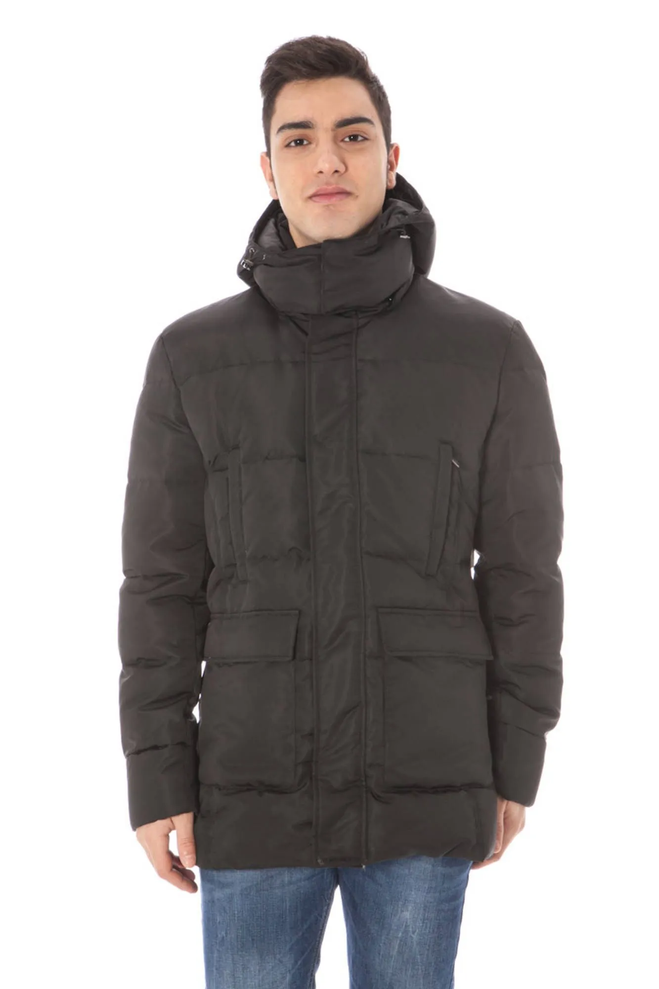 Calvin Klein Black Polyester Men Jacket