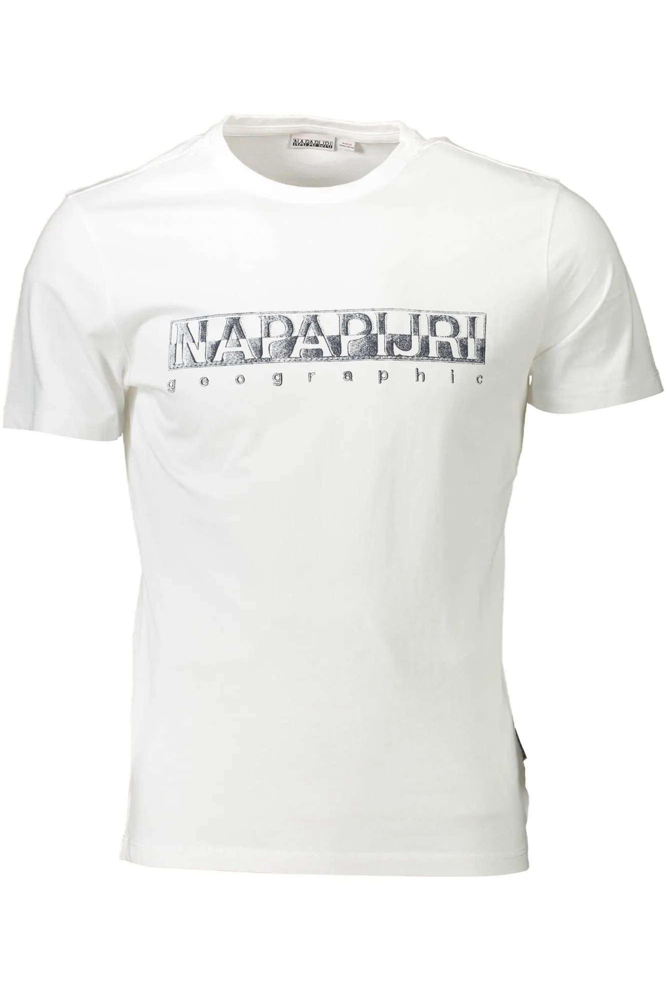 Napapijri White Cotton Men T-Shirt