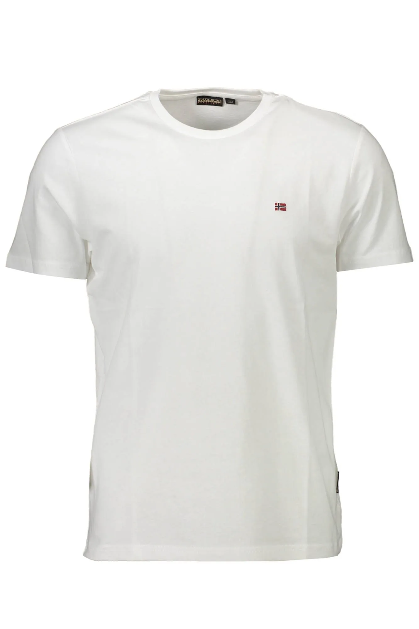 Napapijri White Cotton Men T-Shirt