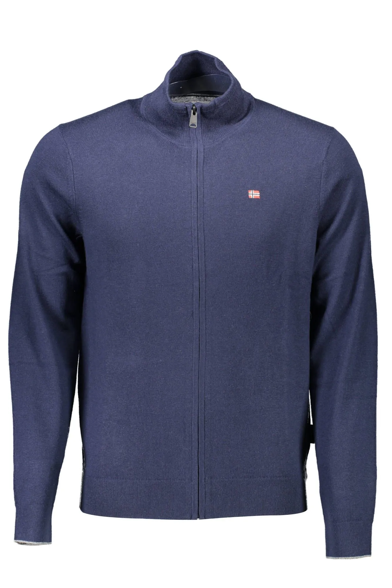 Napapijri Blue Wool Men Sweater