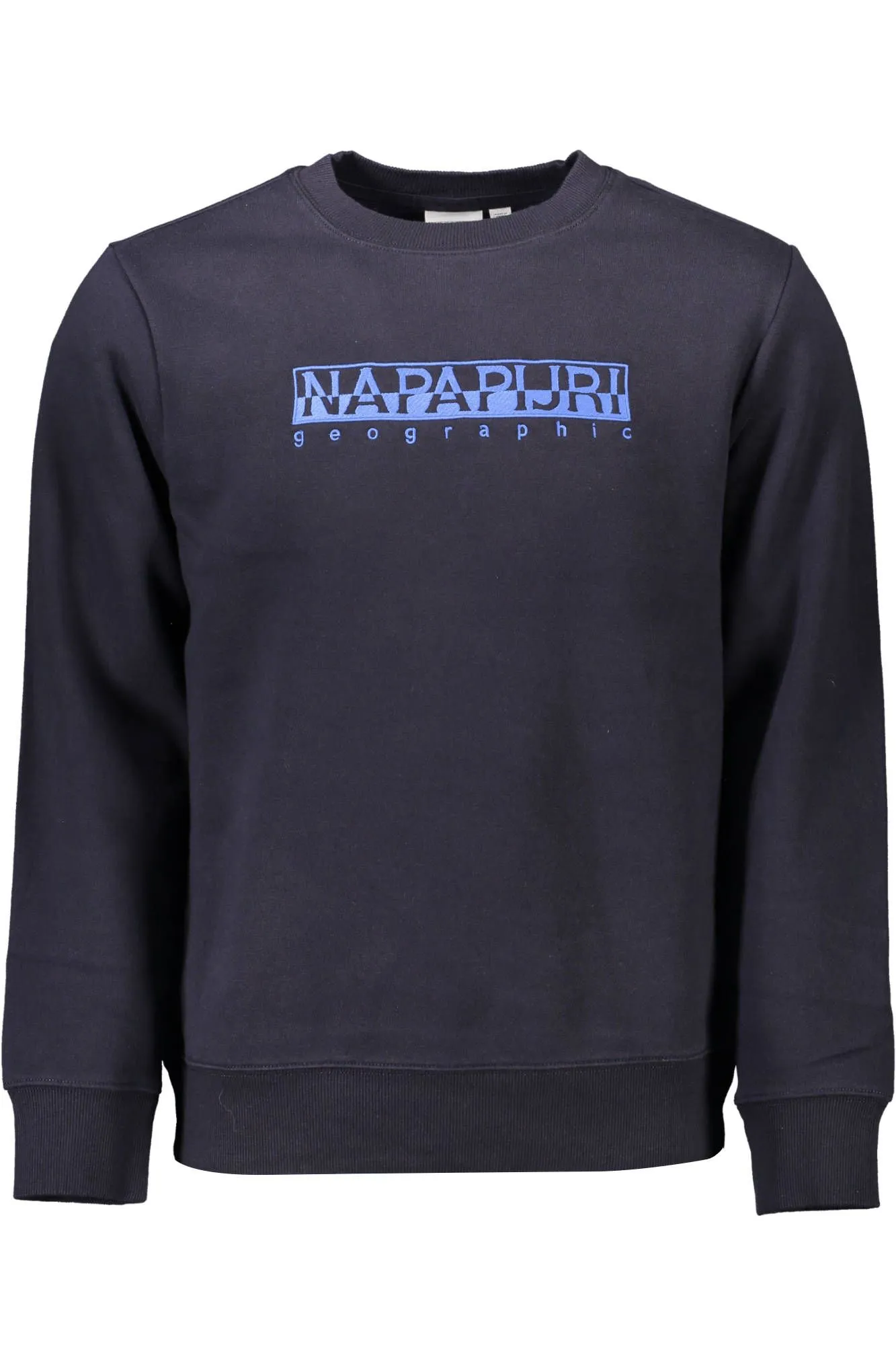 Napapijri Blue Organic Cotton Men Sweater