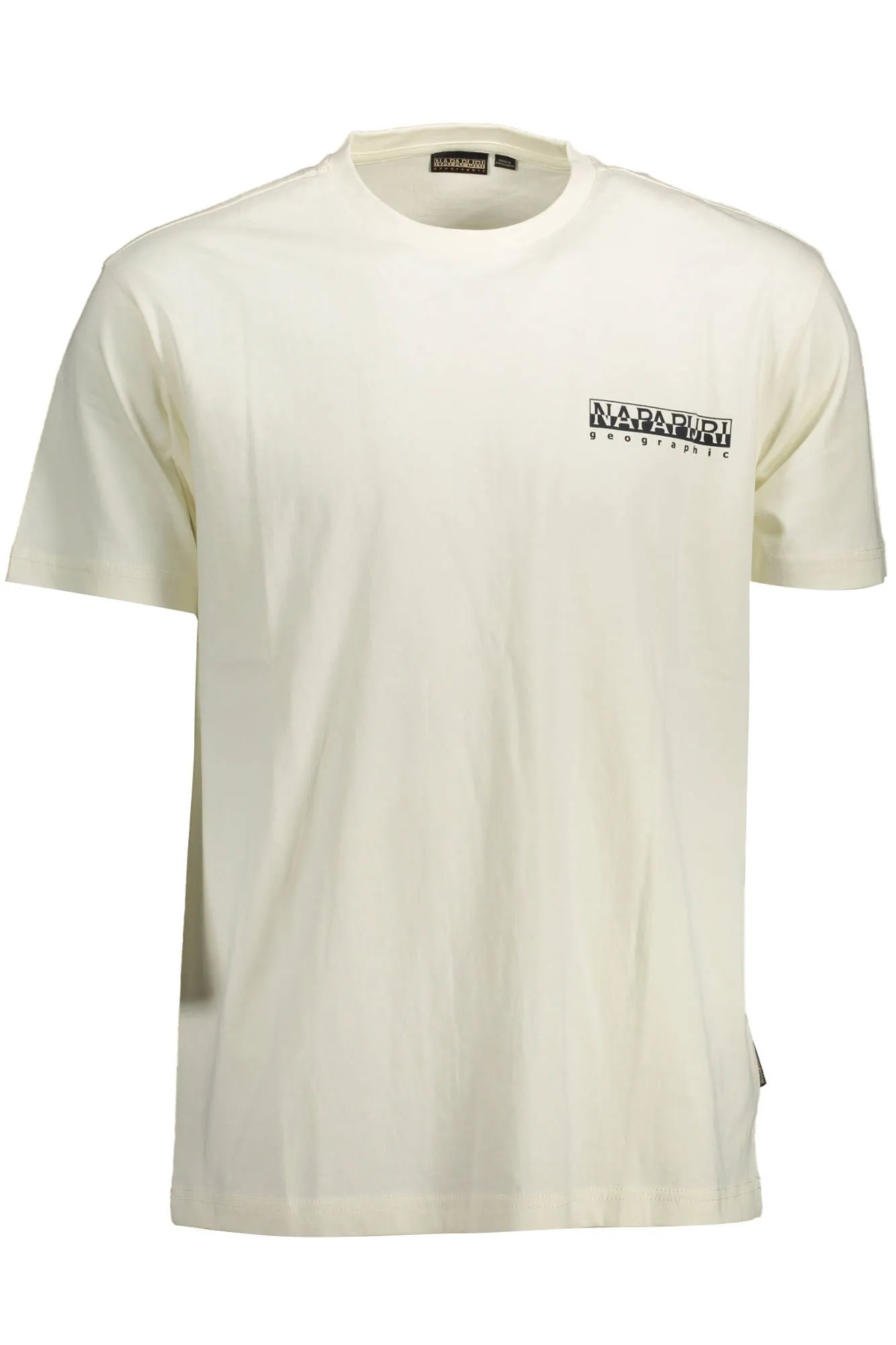 Napapijri White Cotton Men T-Shirt