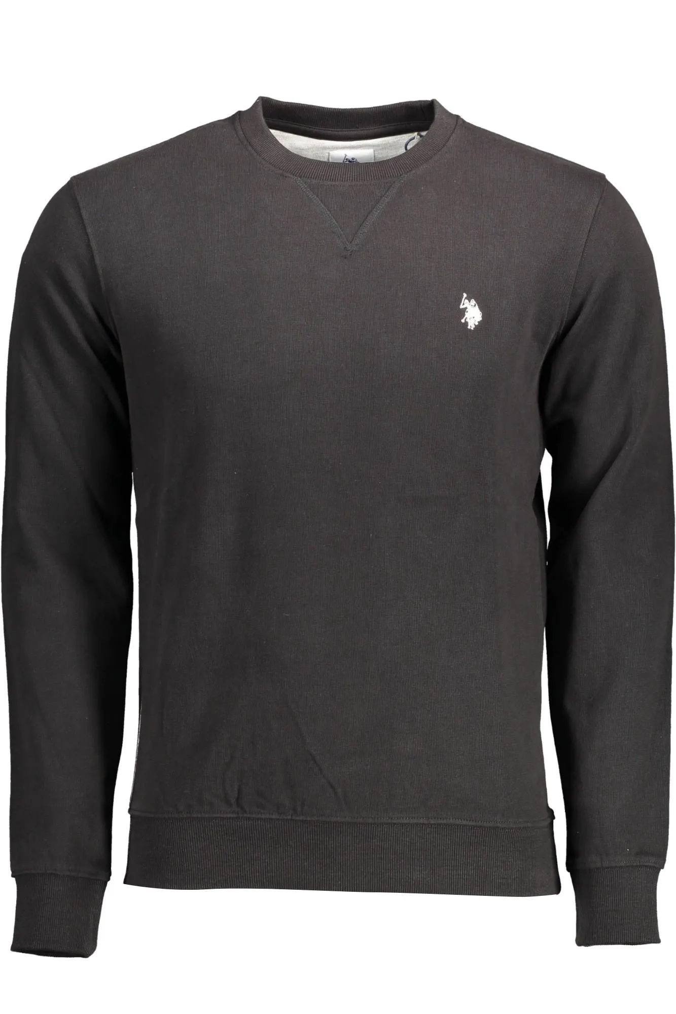 U.S. POLO ASSN. Black Cotton Men Sweater