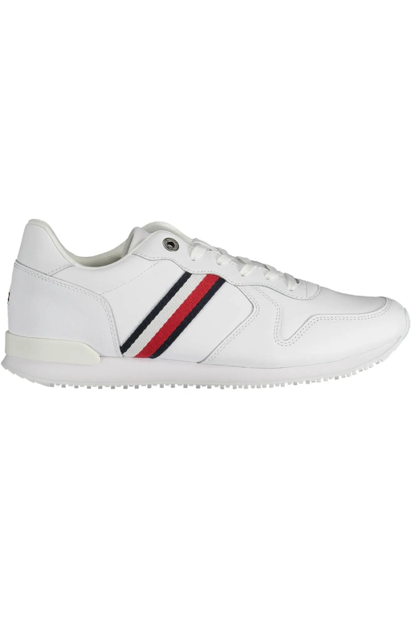 Tommy Hilfiger White Polyester Men Sneaker