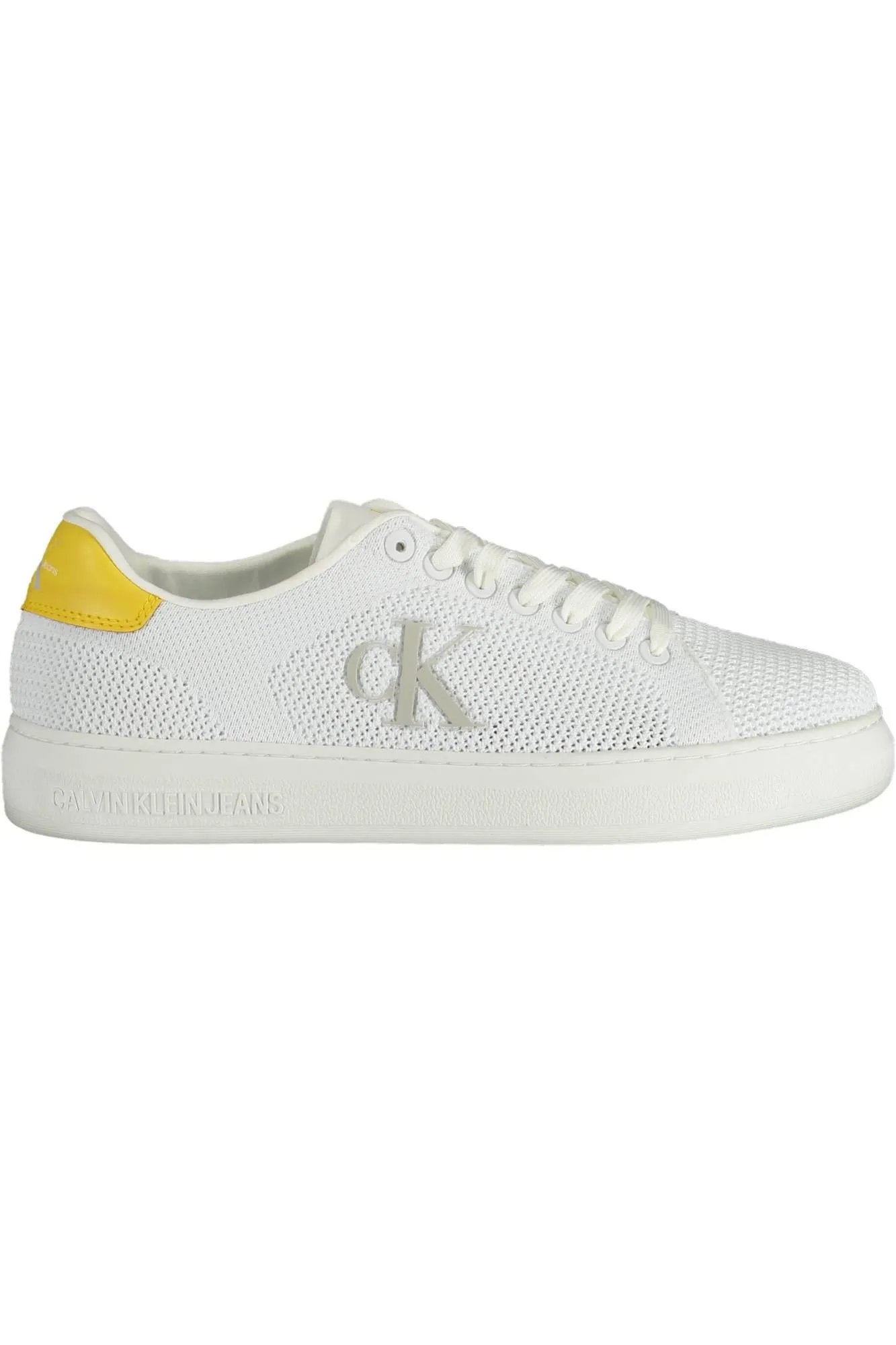 Calvin Klein White Polyester Men Sneaker