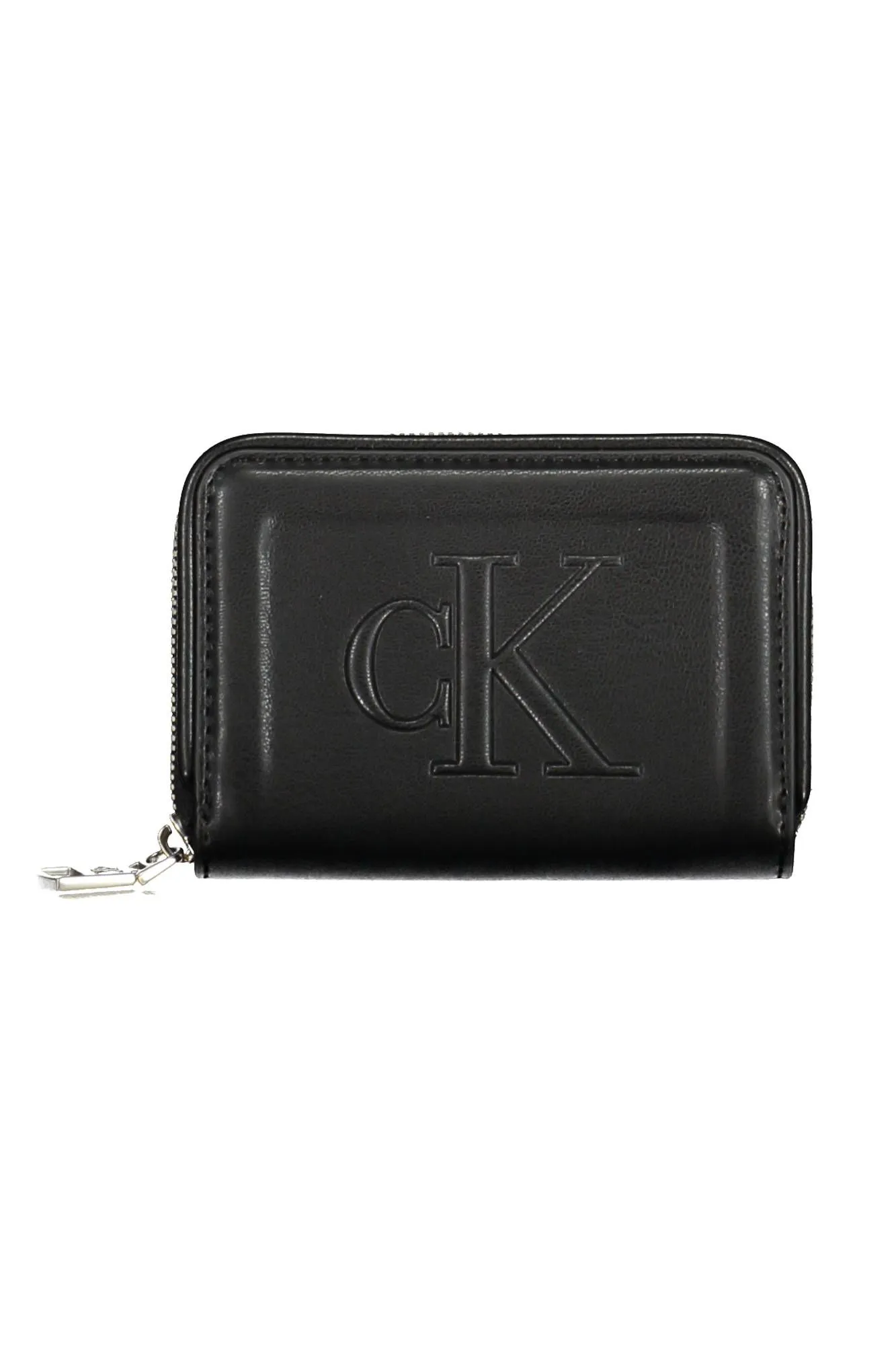 Calvin Klein Black Polyurethane Women Wallet