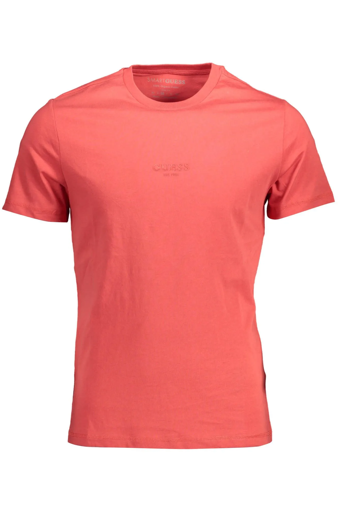 Guess Jeans Red Cotton Men T-Shirt