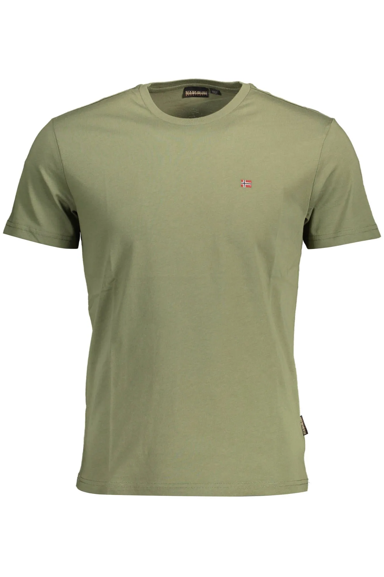 Napapijri Green Cotton Men T-Shirt