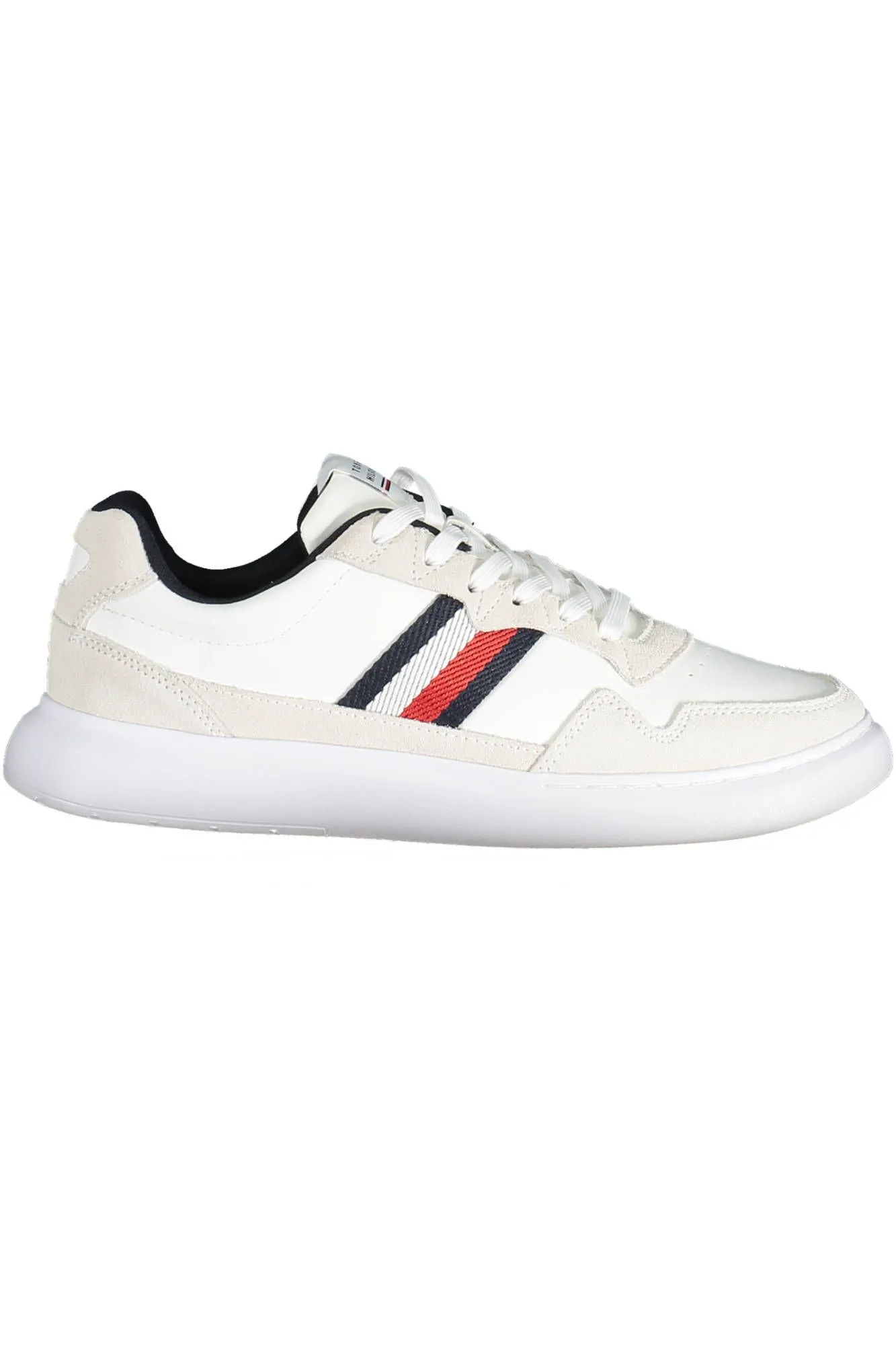 Tommy Hilfiger White Polyester Men Sneaker