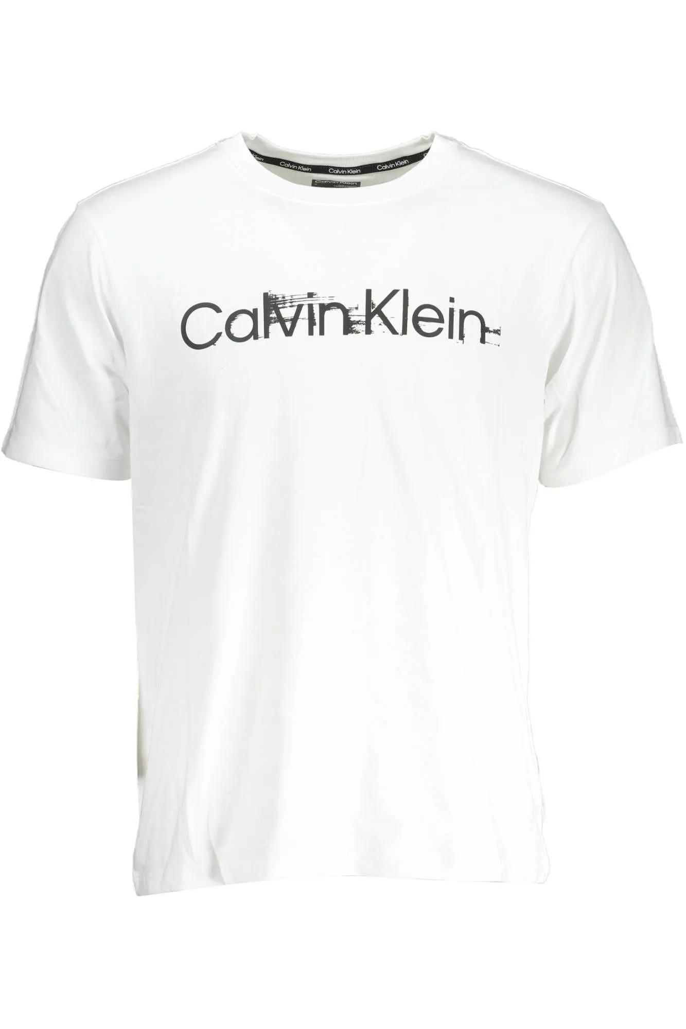 Calvin Klein White Cotton Men T-Shirt