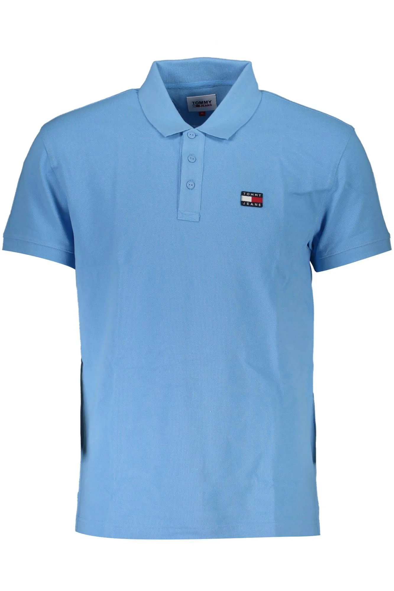 Tommy Hilfiger Light Blue Cotton Men Polo