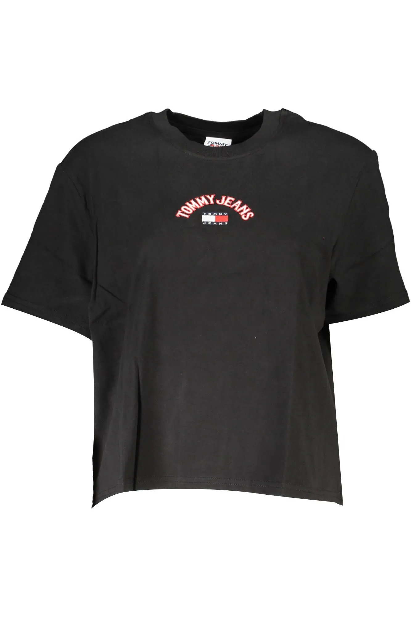 Tommy Hilfiger Black Cotton Women T-Shirt