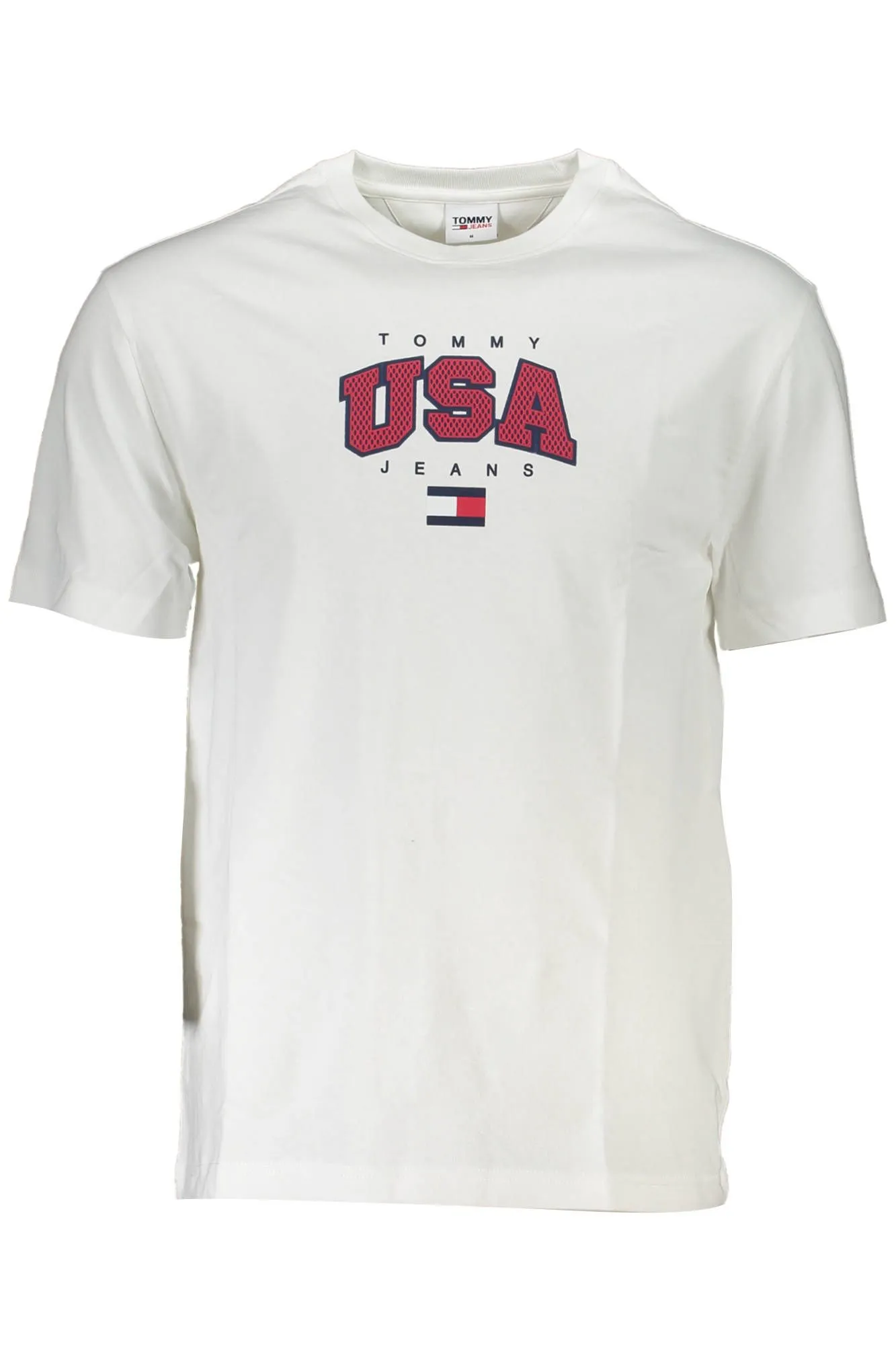 Tommy Hilfiger White Cotton Men T-Shirt