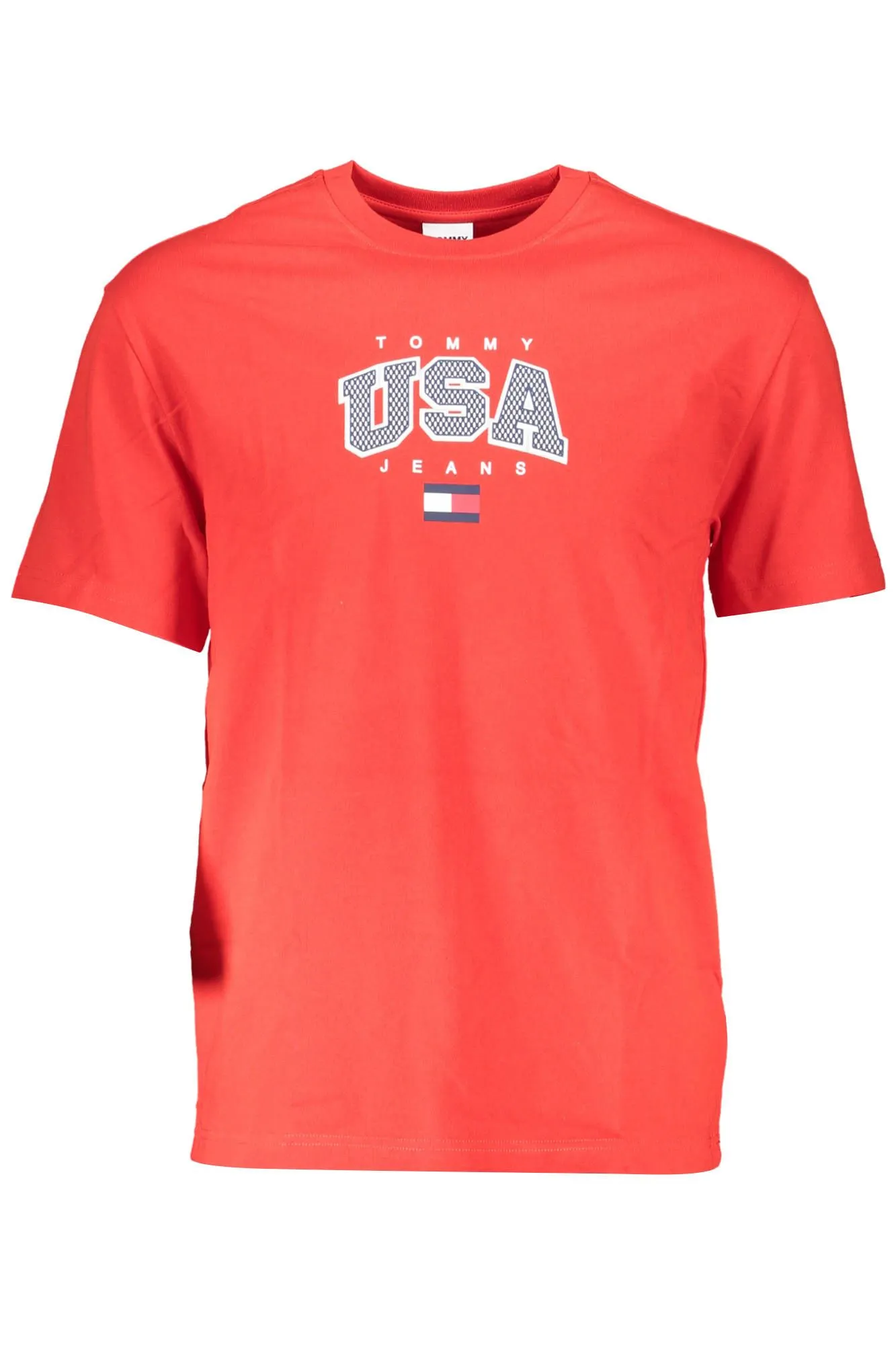 Tommy Hilfiger Red Cotton Men T-Shirt