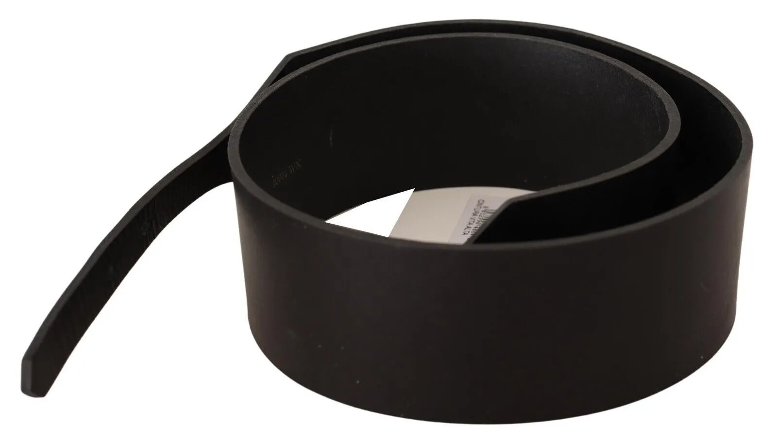 Costume National Women's Chic Leather Fashion Belt with Silver-Tone Buckle