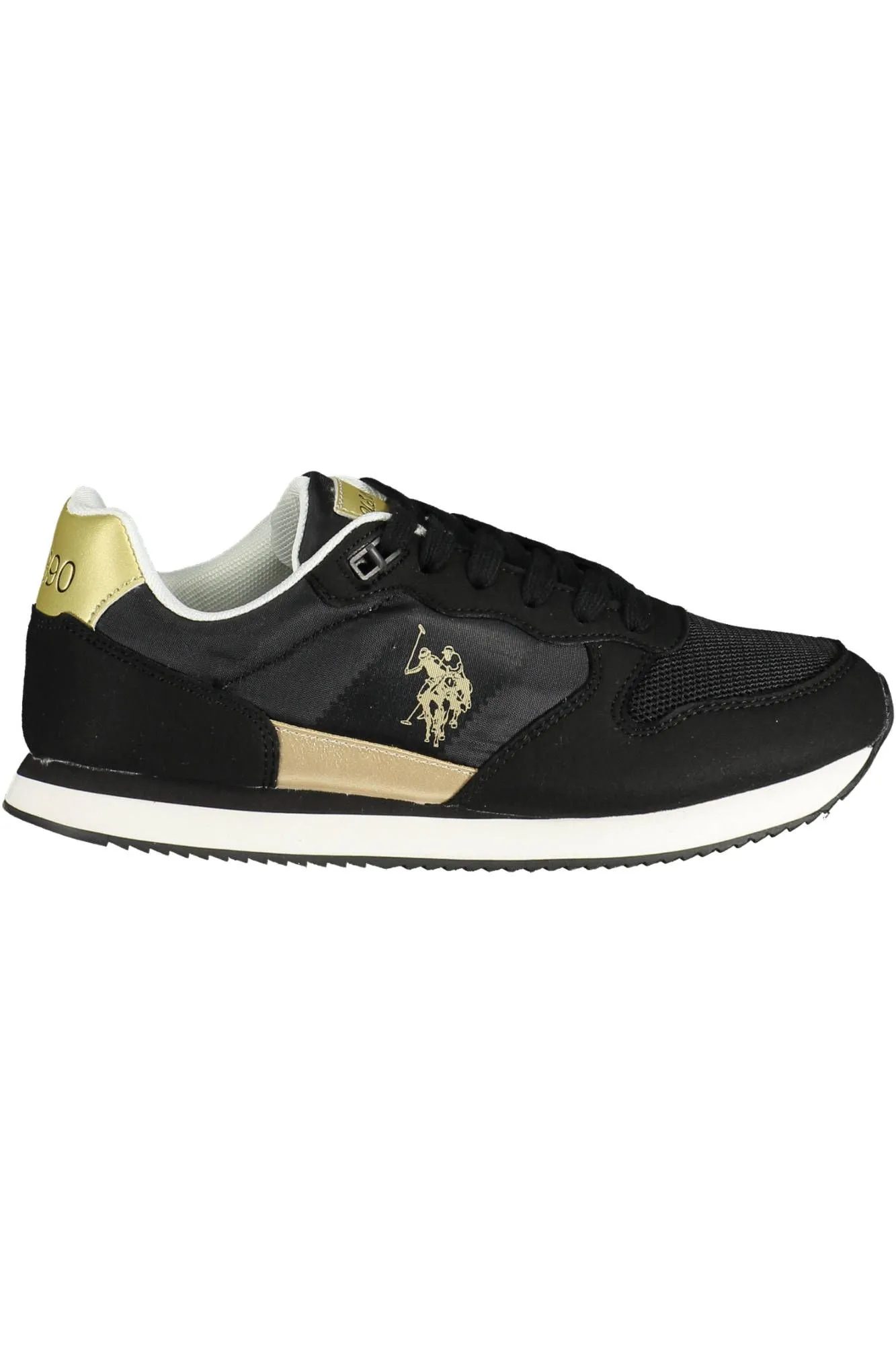 U.S. POLO ASSN. Black Polyester Men Sneaker