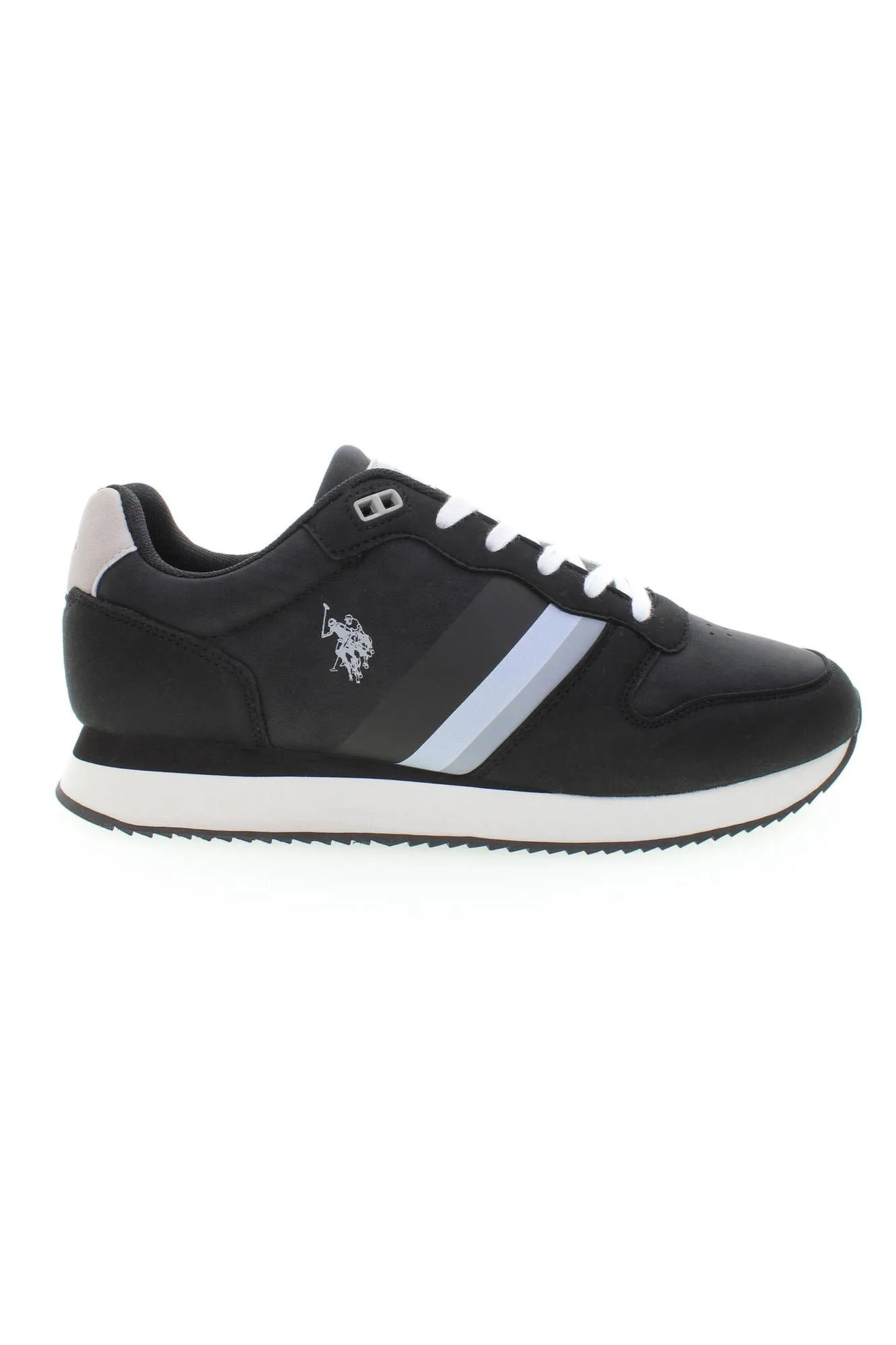 U.S. POLO ASSN. Black Polyester Men Sneaker