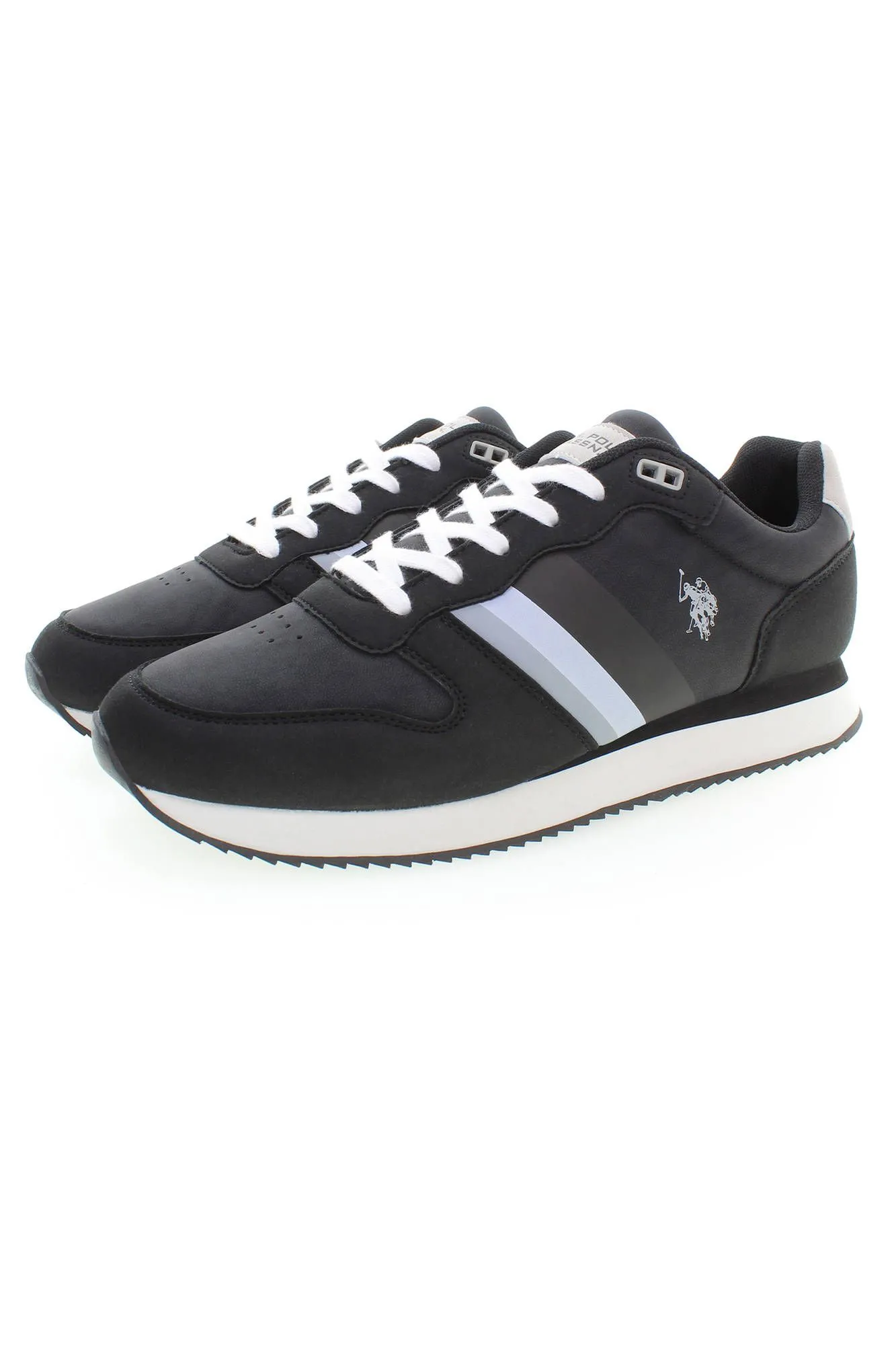 U.S. POLO ASSN. Black Polyester Men Sneaker