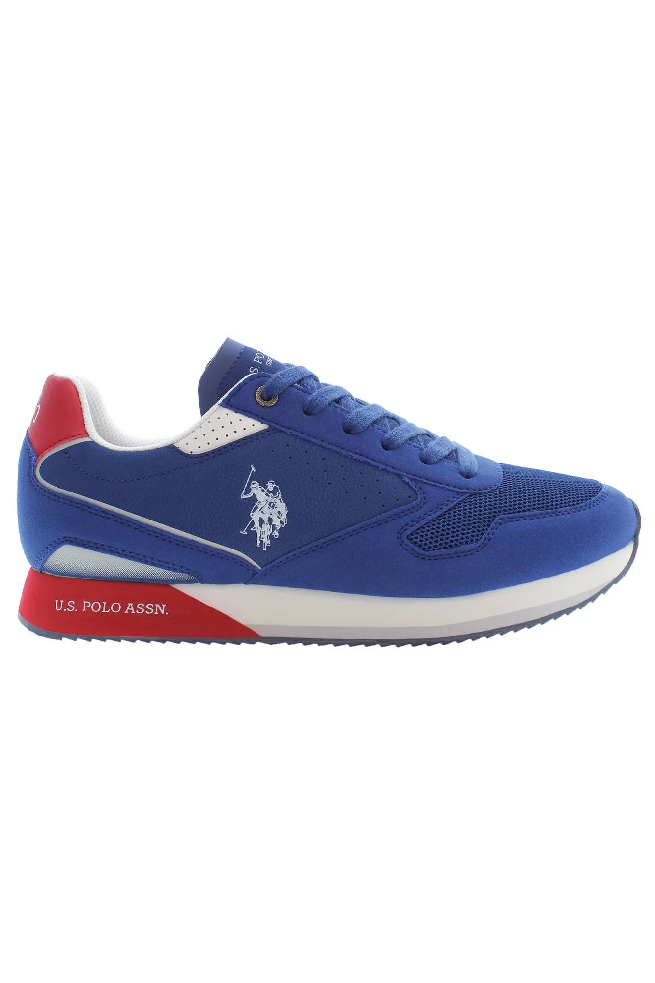 U.S. POLO ASSN. Blue Polyester Men Sneaker