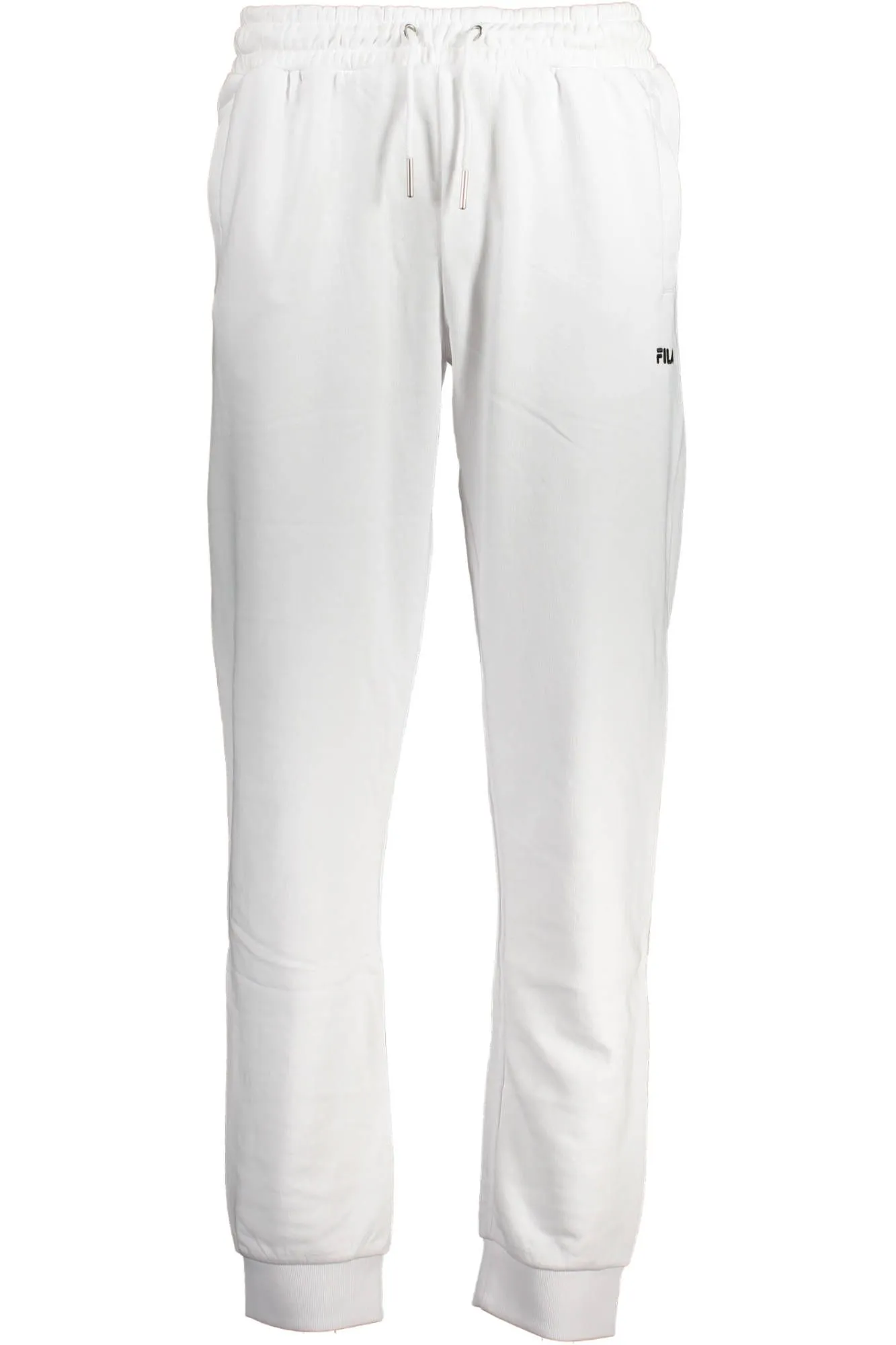 Fila White Cotton Men Sports Pants