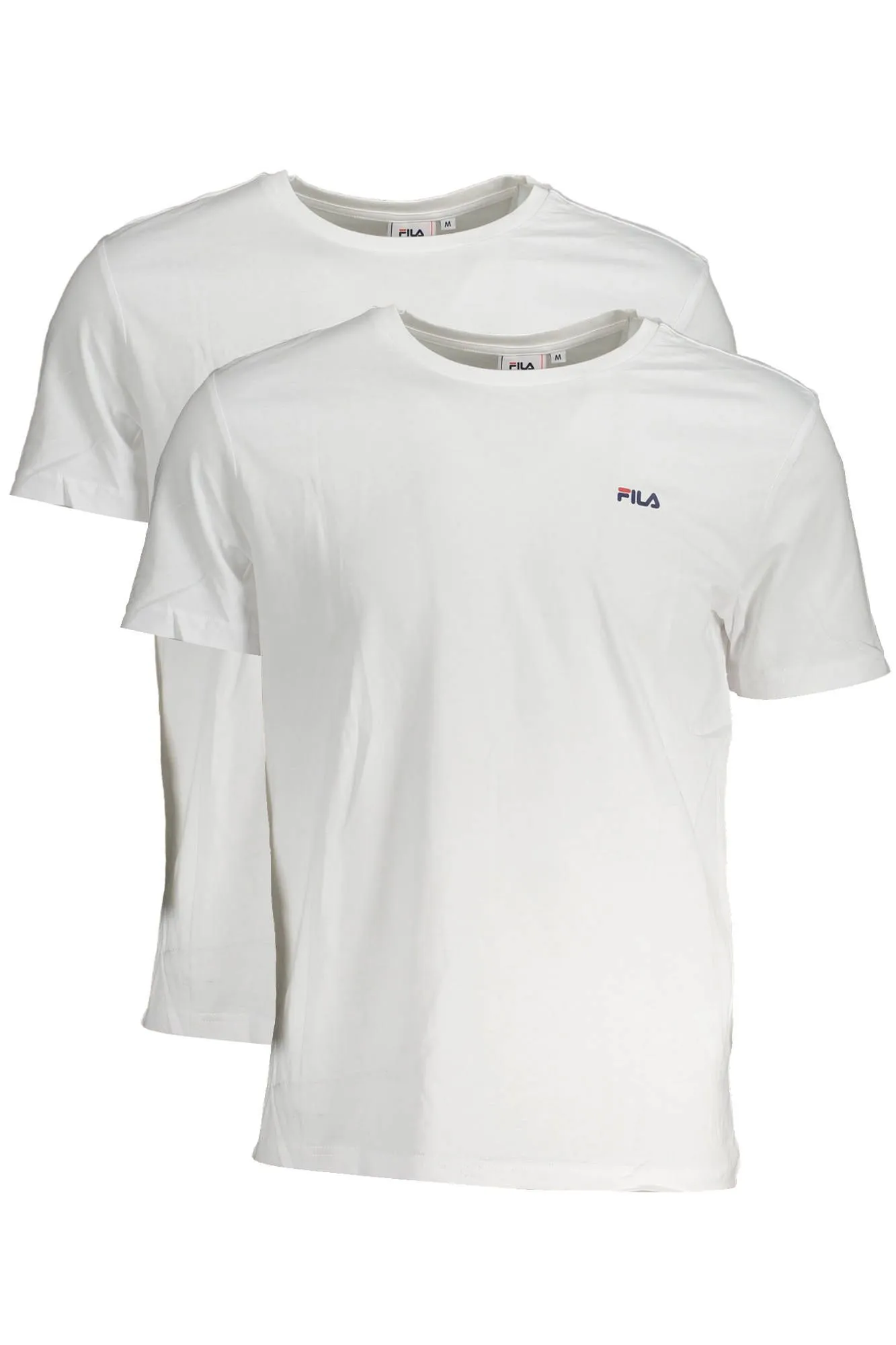 Fila White Organic Cotton Men T-Shirt