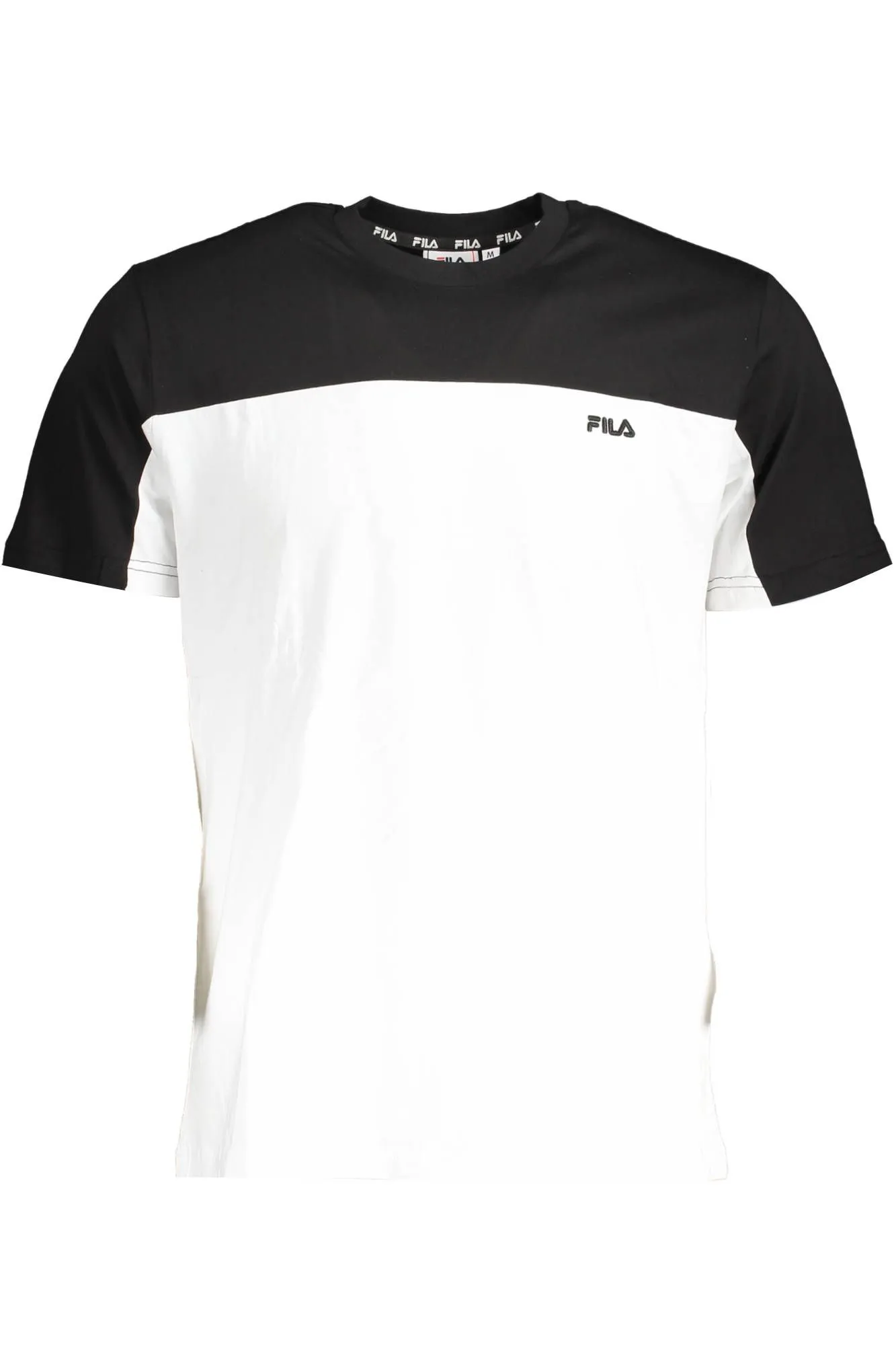 Fila White Cotton Men T-Shirt