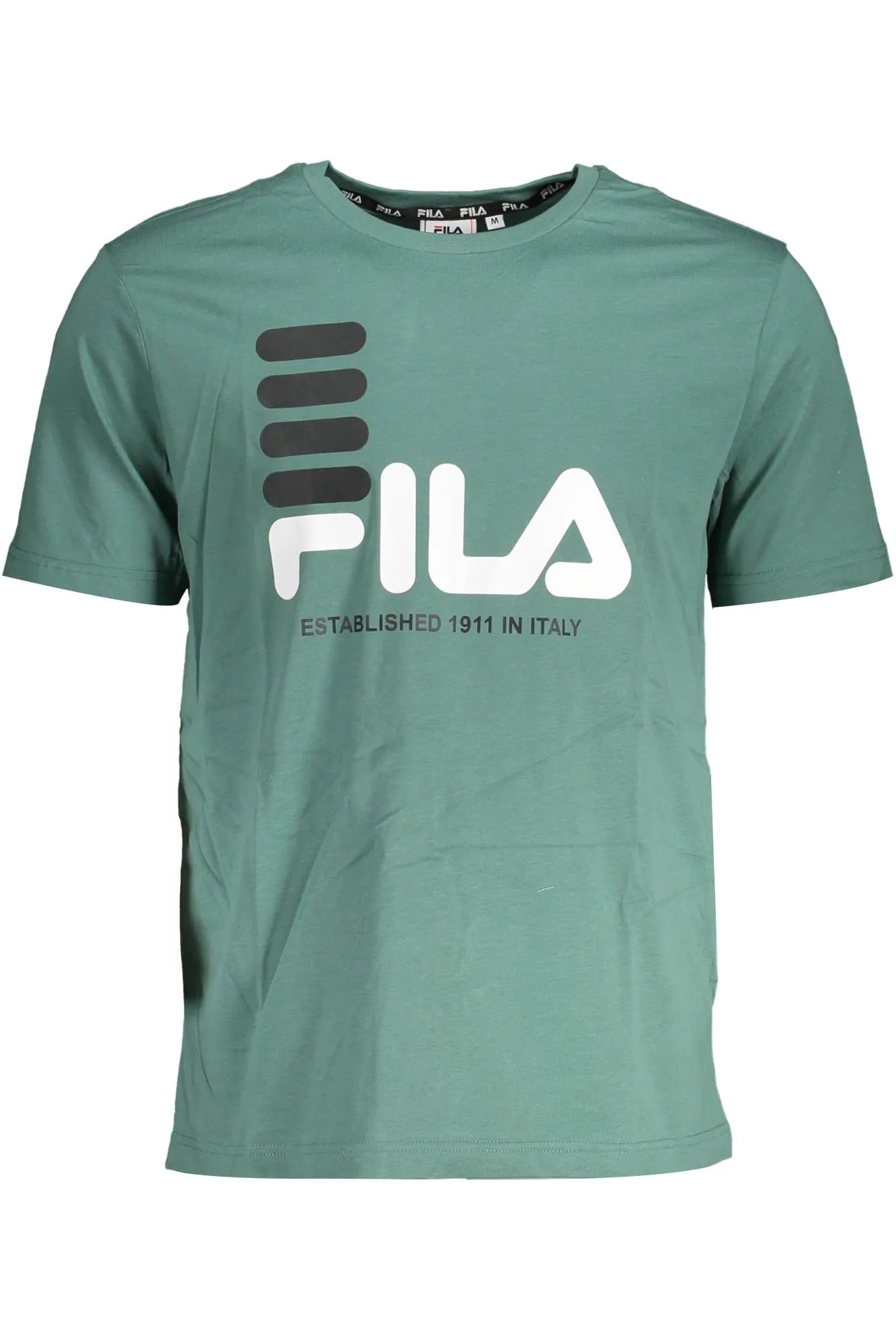Fila Green Cotton Men TShirt