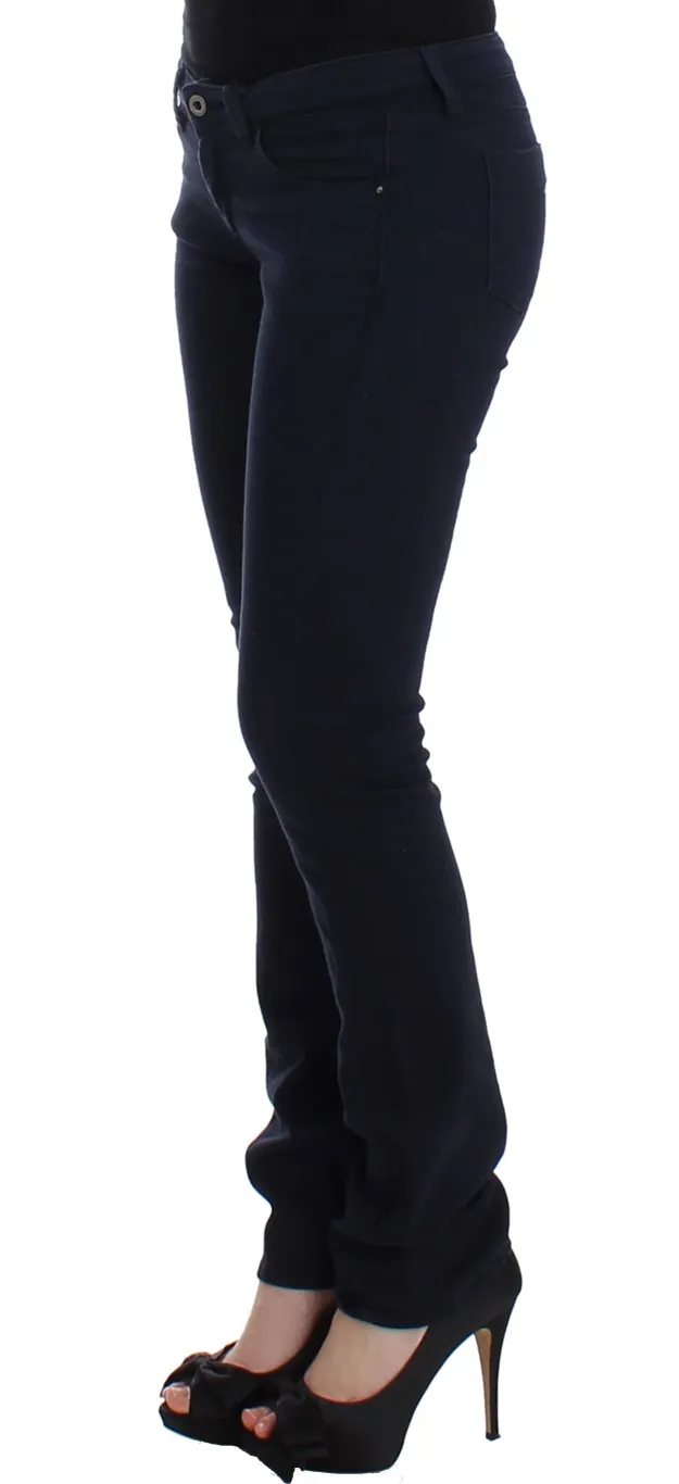 Costume National Women's Chic Blue Straight Leg Denim Delight