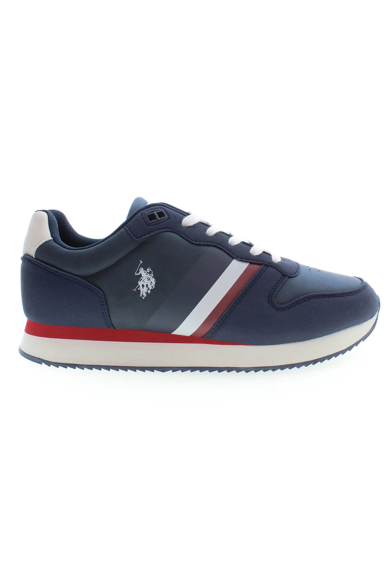 U.S. POLO ASSN. Blue Polyester Men Sneaker