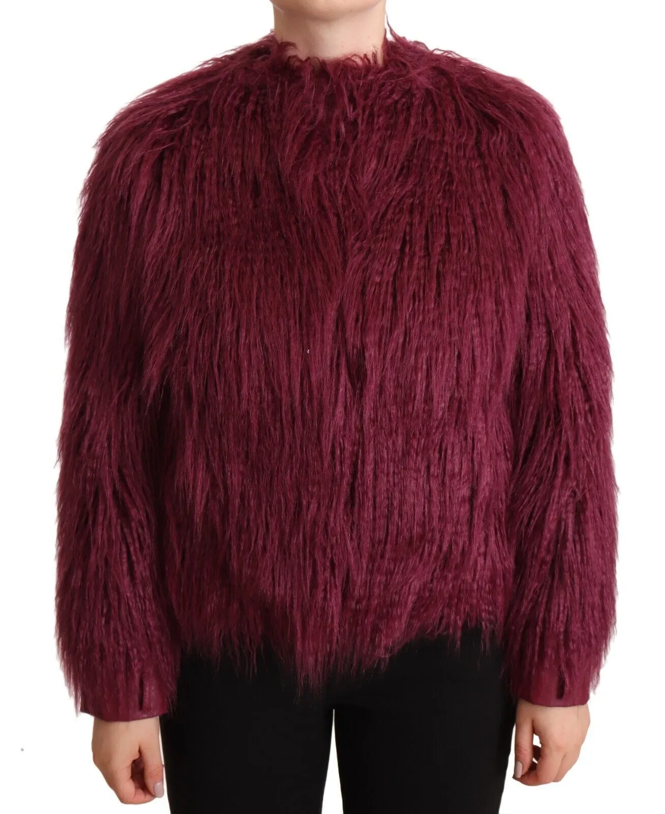 Patrizia Pepe Women's Bordeaux Chic Pullover Jacket