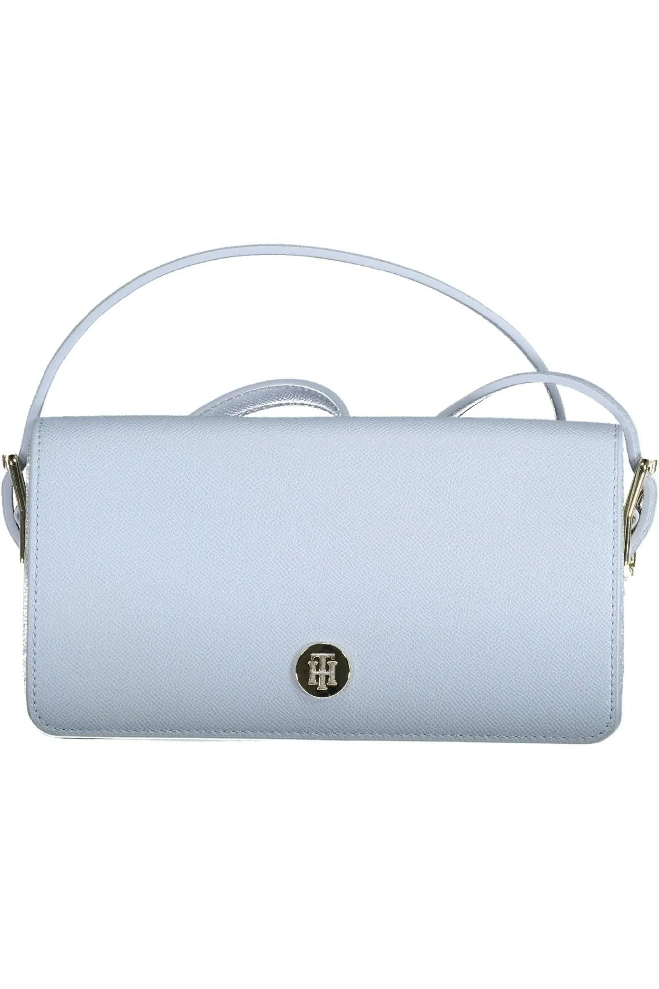 Tommy Hilfiger Light Blue Polyurethane Women Handbag