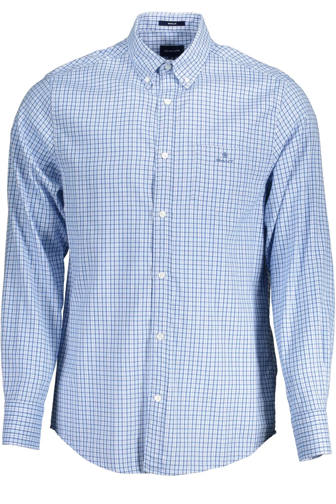 Gant Light Blue Cotton Men Shirt