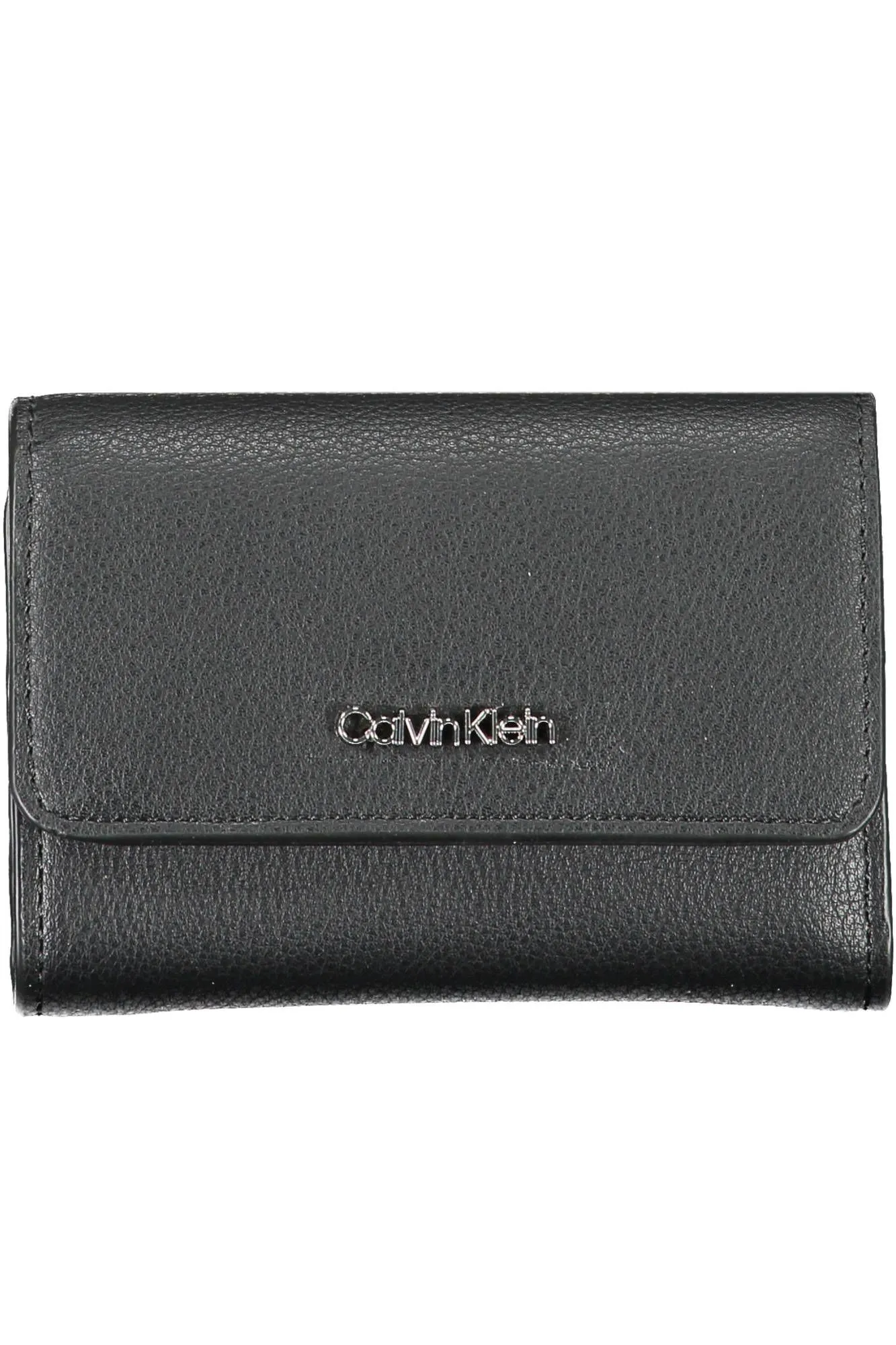 Calvin Klein Black Polyurethane Women Wallet