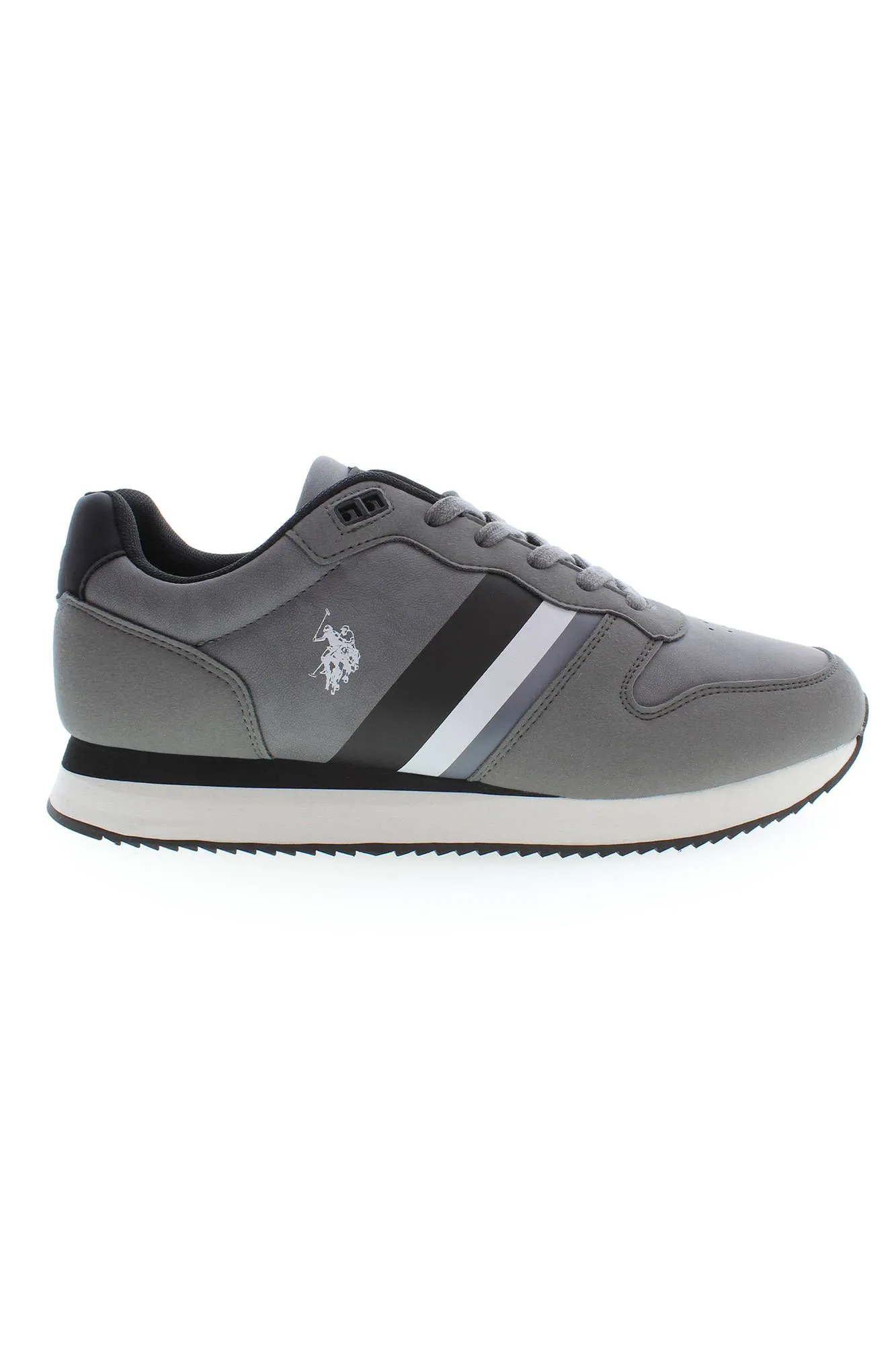 U.S. POLO ASSN. Gray Polyester Men Sneaker