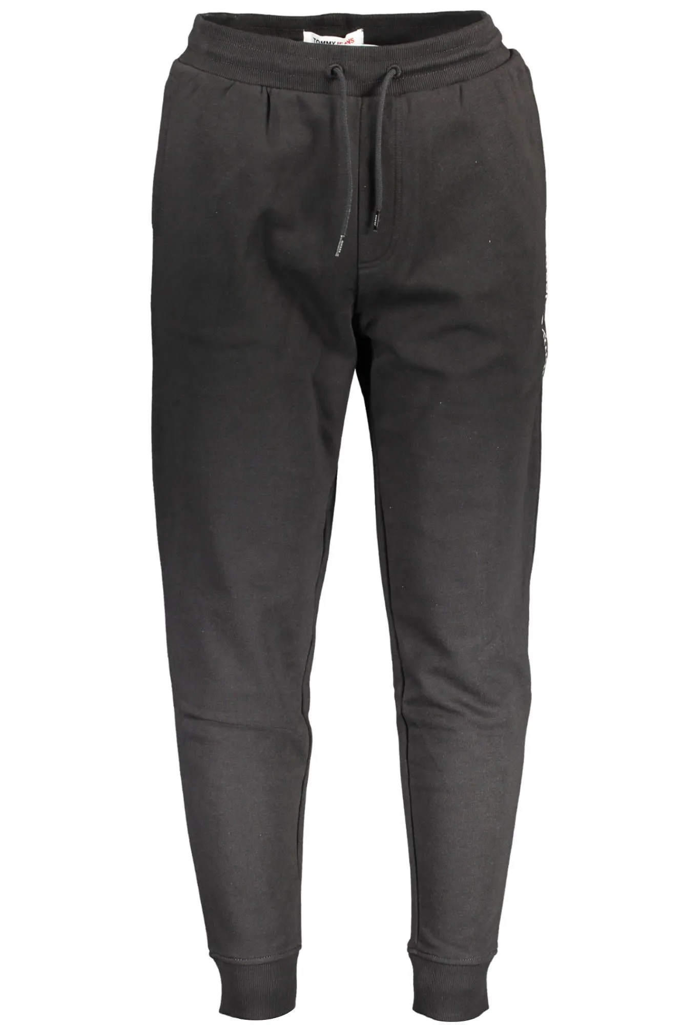 Tommy Hilfiger Black Cotton Men Pant