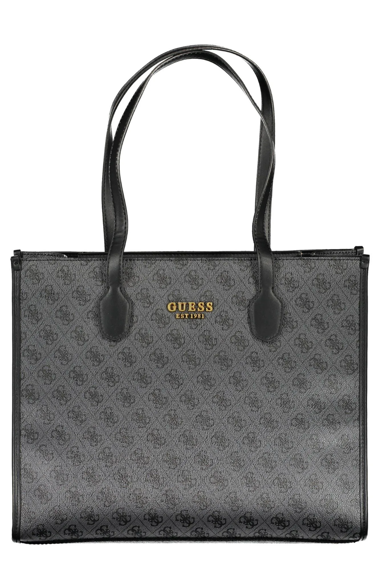 Guess Jeans "Black Polyurethane Women Handbag"