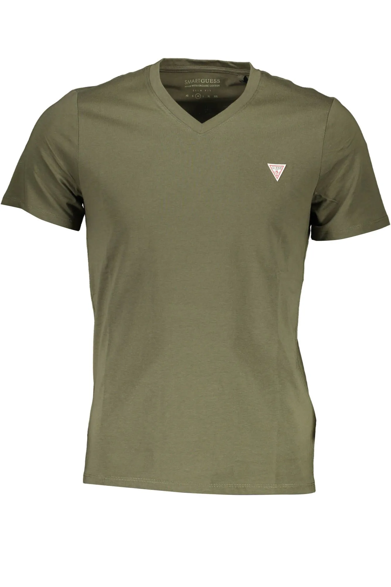 Guess Jeans Green Cotton Men T-Shirt