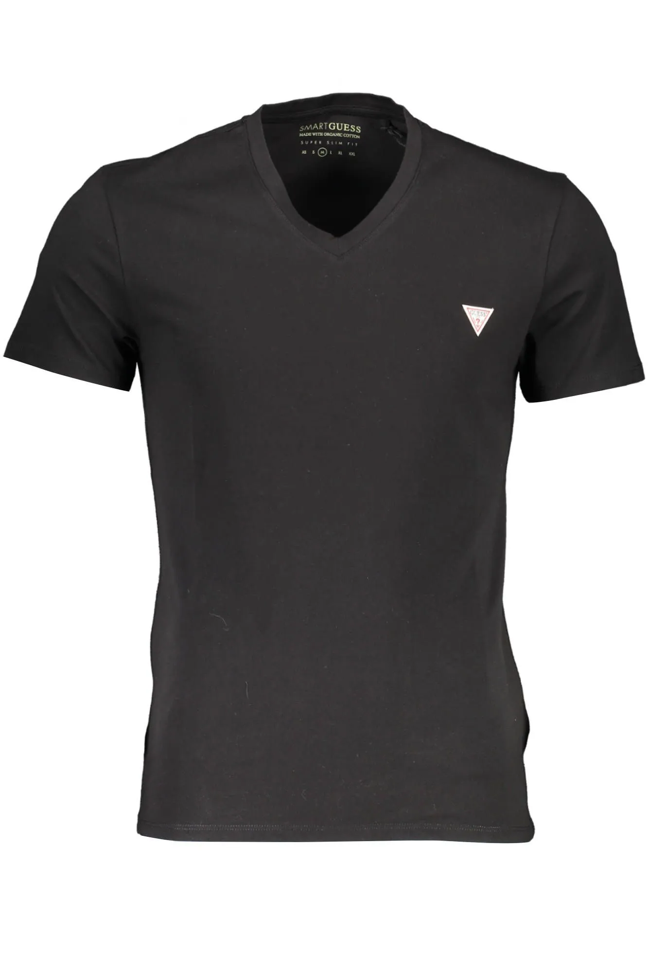 Guess Jeans Black Cotton Men T-Shirt