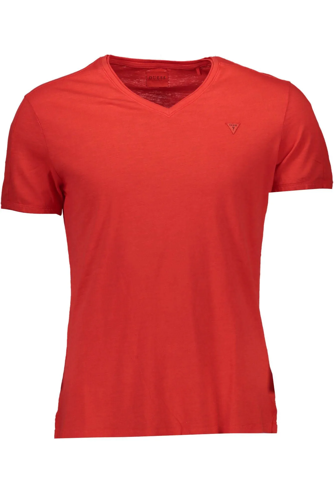 Guess Jeans Red Cotton Men T-Shirt