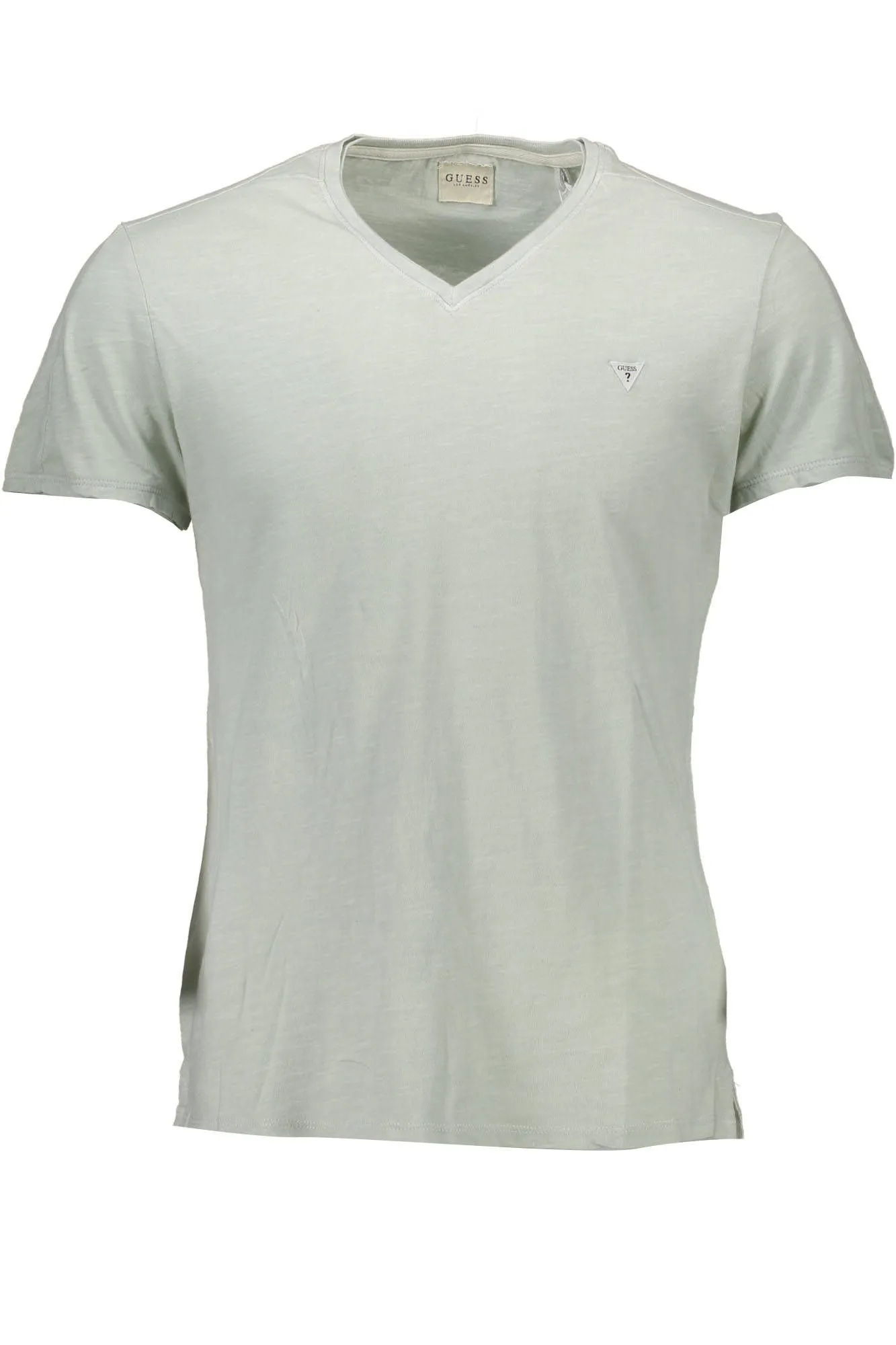 Guess Jeans Gray Cotton Men T-Shirt